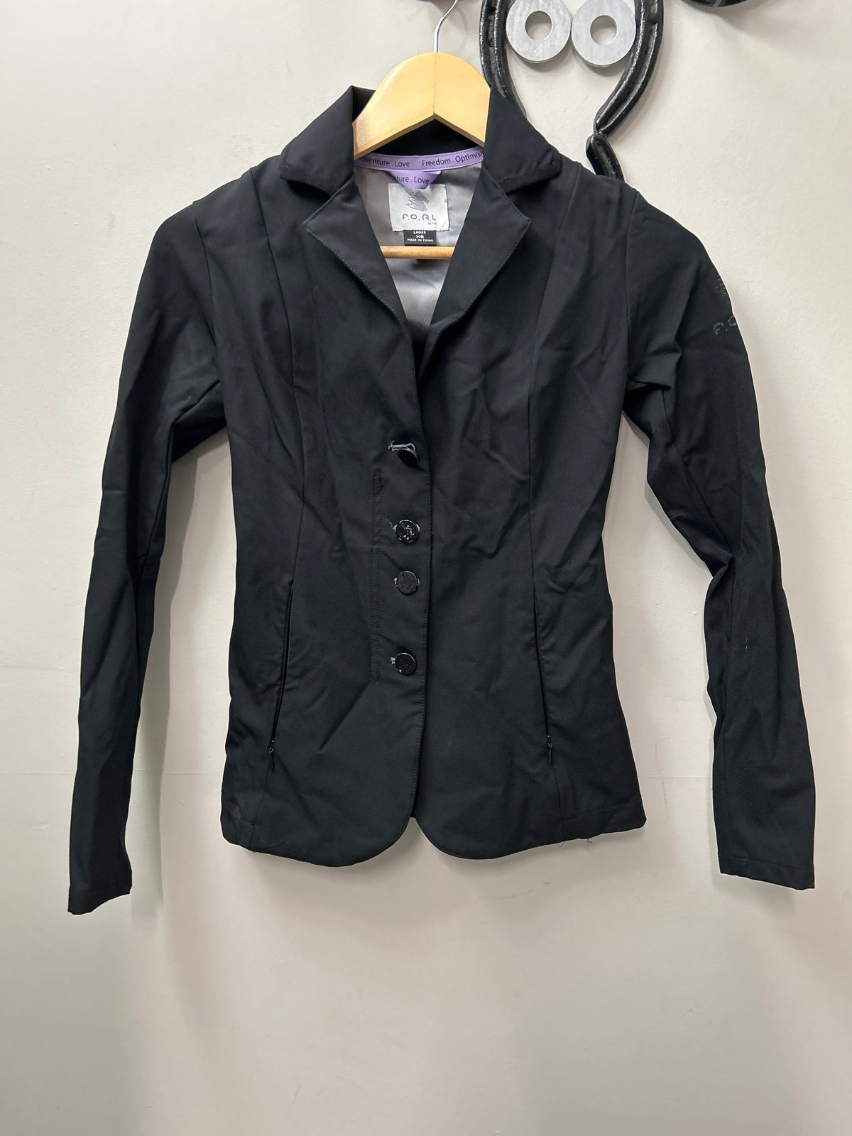 FOAL Black Show Jacket XSmall