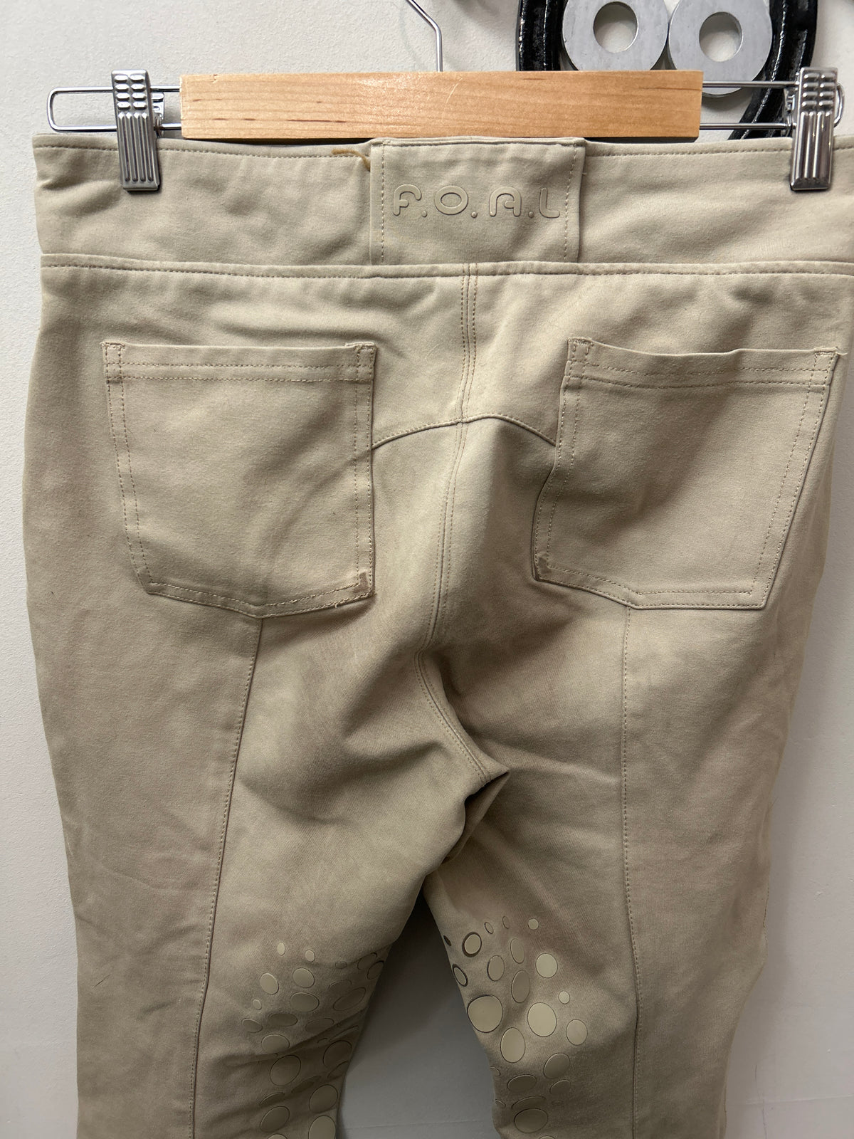 FOAL Tan Pull On Breeches Large