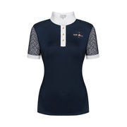 FairPlay Navy Show Shirt XXL-Riding Shirts-Consignment-Evolution Equestrian Co.