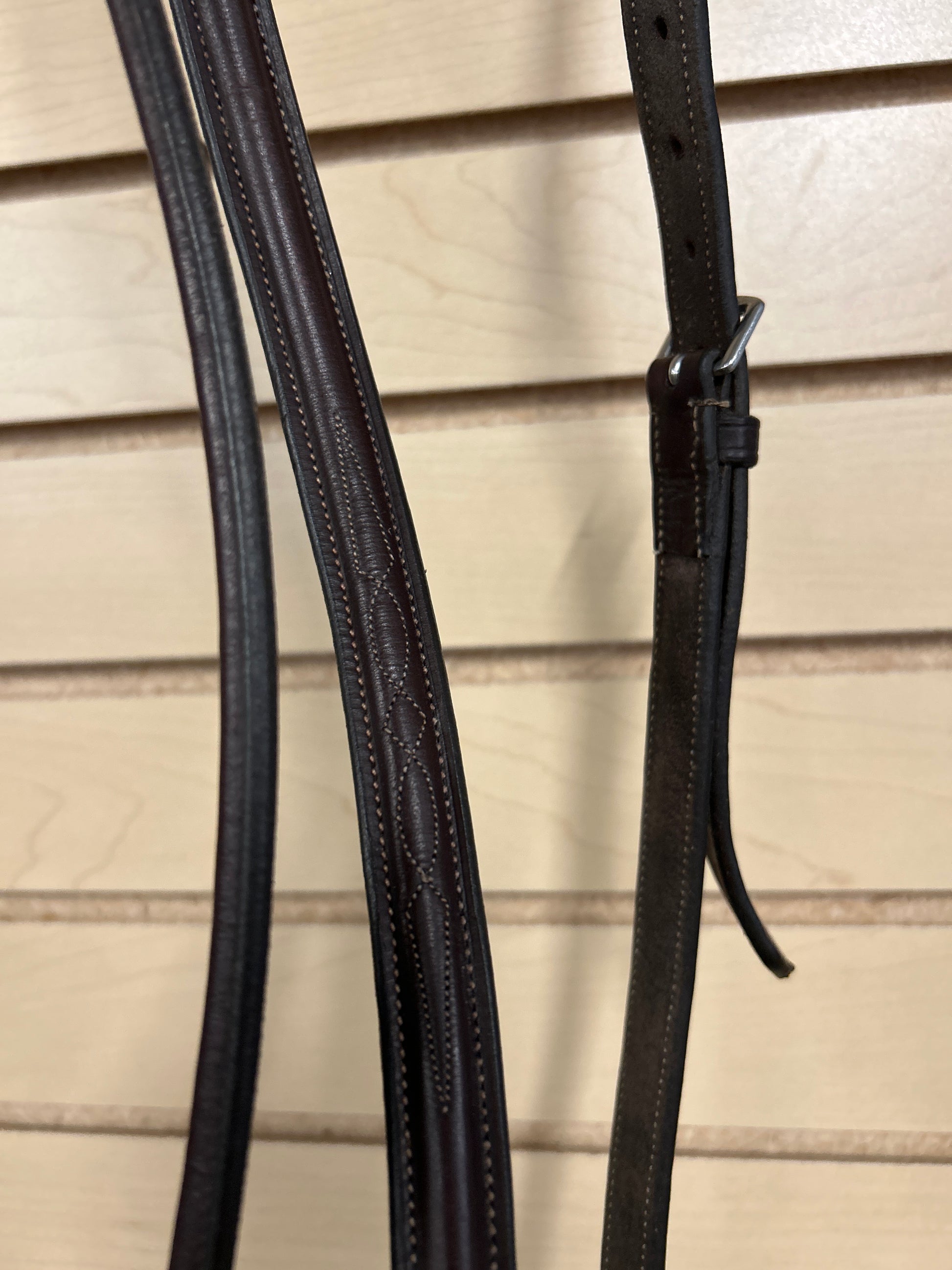 Fancy Stitched Standing Martingale Warmblood-English Tack-Consignment-Evolution Equestrian Co.