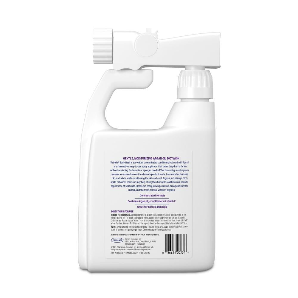 Farnam Vetrolin Body Wash-Pet Shampoo & Conditioner-Canadian Centurion Supply-Evolution Equestrian Co.
