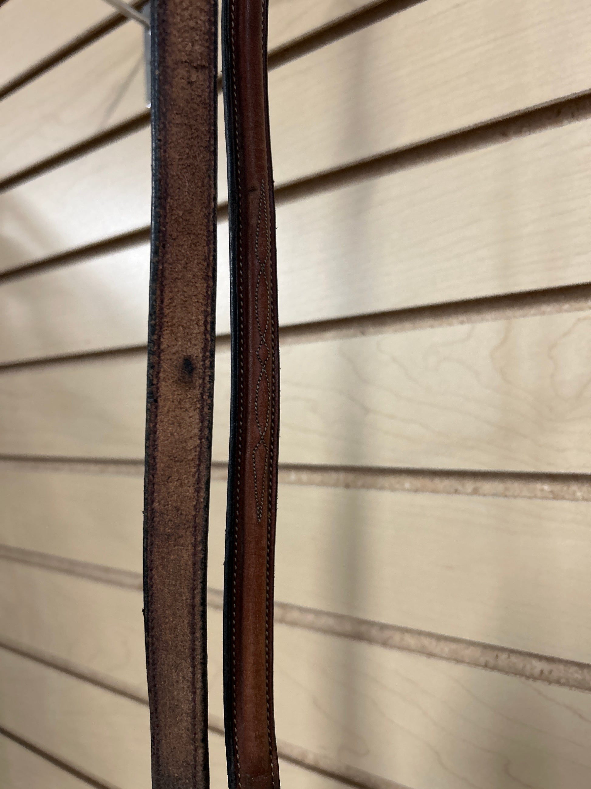 Figure 8 Bridle with Rubber Reins-English Bridle-Consignment-Evolution Equestrian Co.