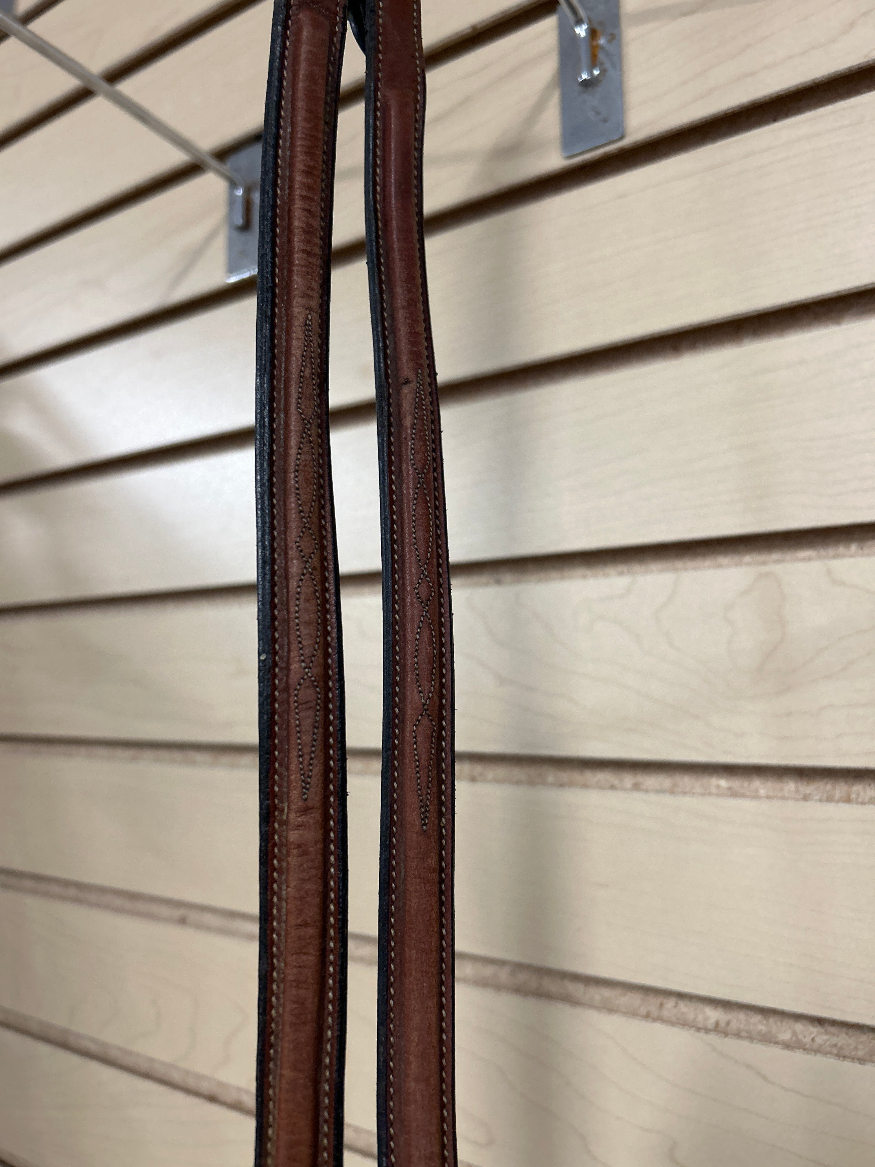 Figure 8 Bridle with Rubber Reins-English Bridle-Consignment-Evolution Equestrian Co.