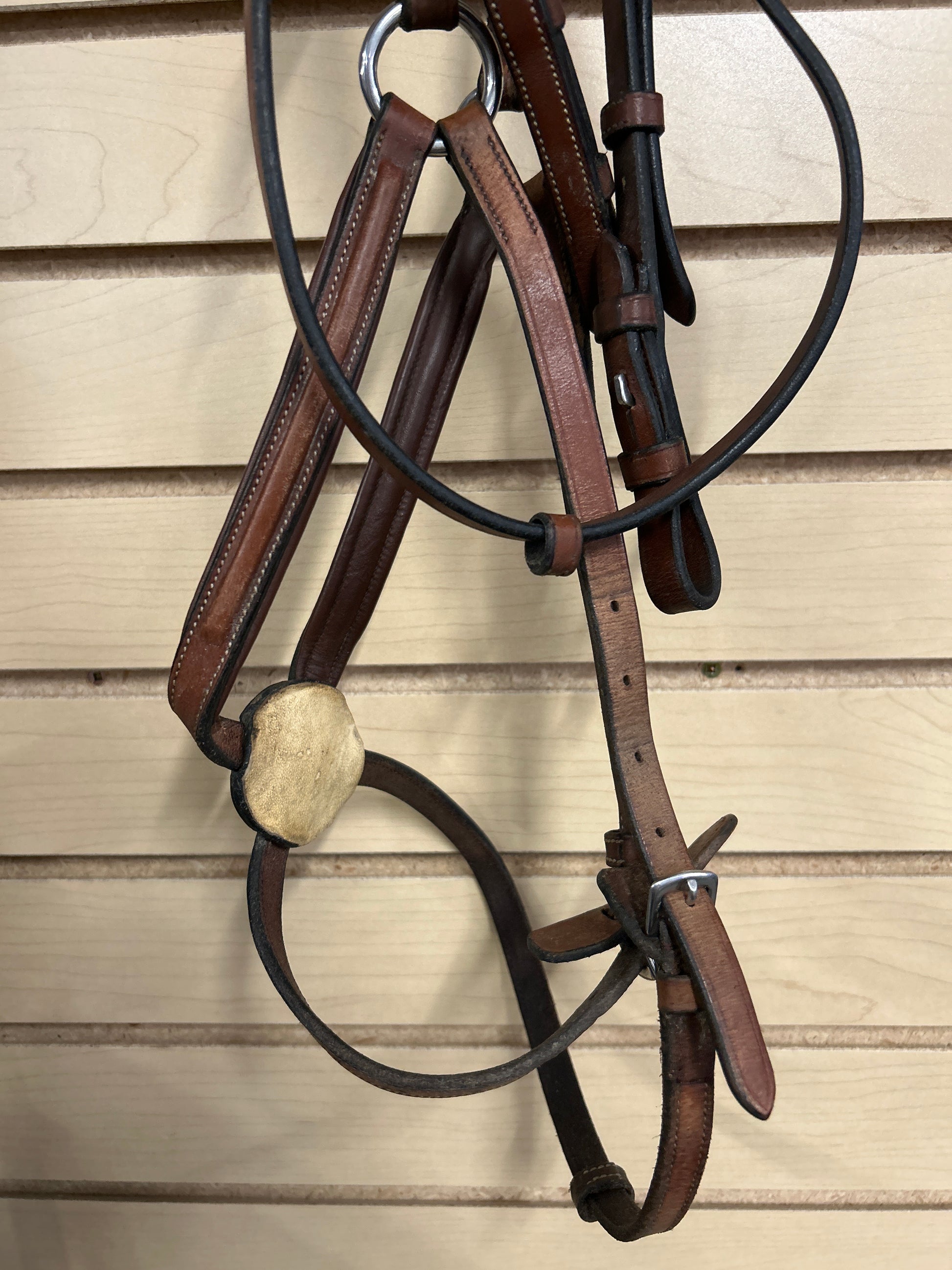 Figure 8 Bridle with Rubber Reins-English Bridle-Consignment-Evolution Equestrian Co.