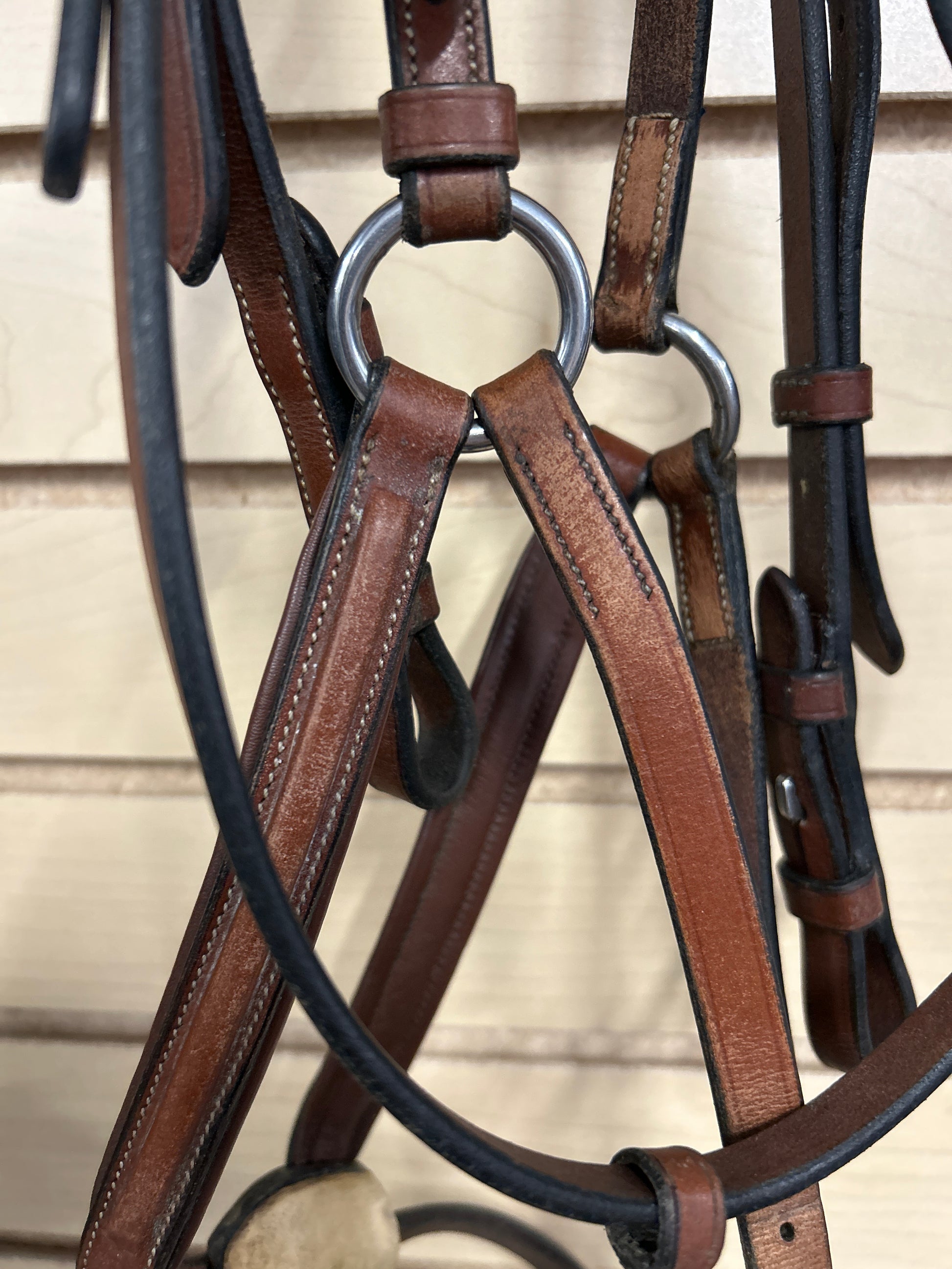 Figure 8 Bridle with Rubber Reins-English Bridle-Consignment-Evolution Equestrian Co.