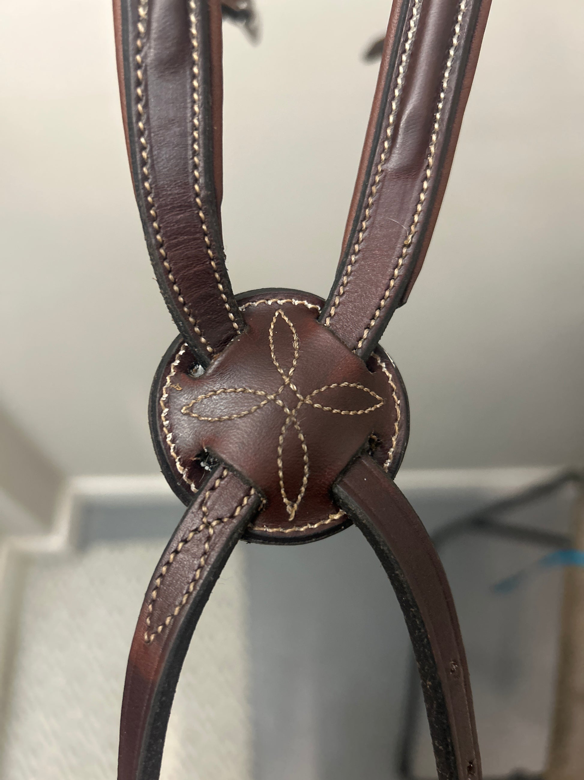 Figure 8 Noseband-English Bridle-Consignment-Evolution Equestrian Co.