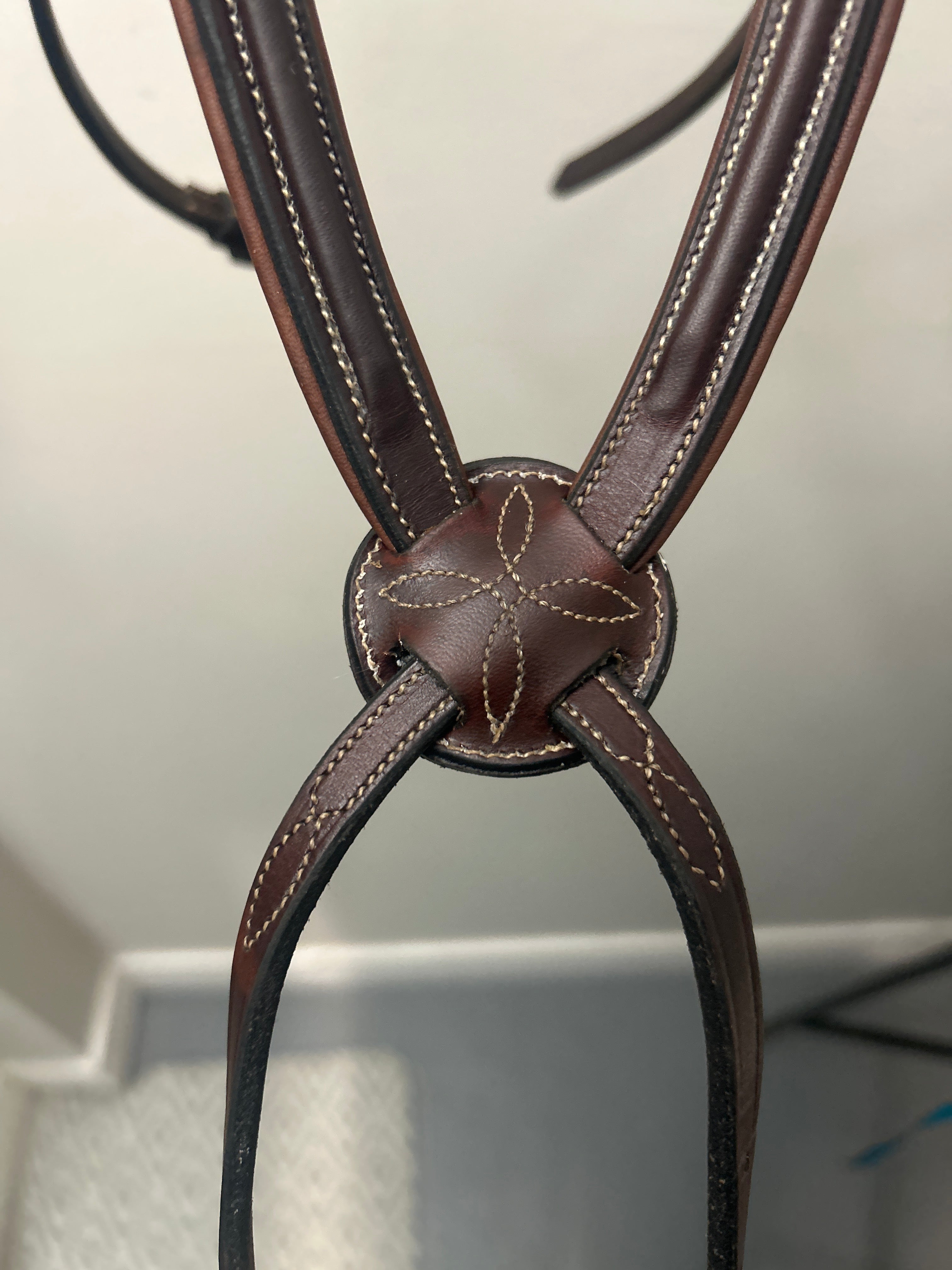 Figure 8 Noseband-English Bridle-Consignment-Evolution Equestrian Co.
