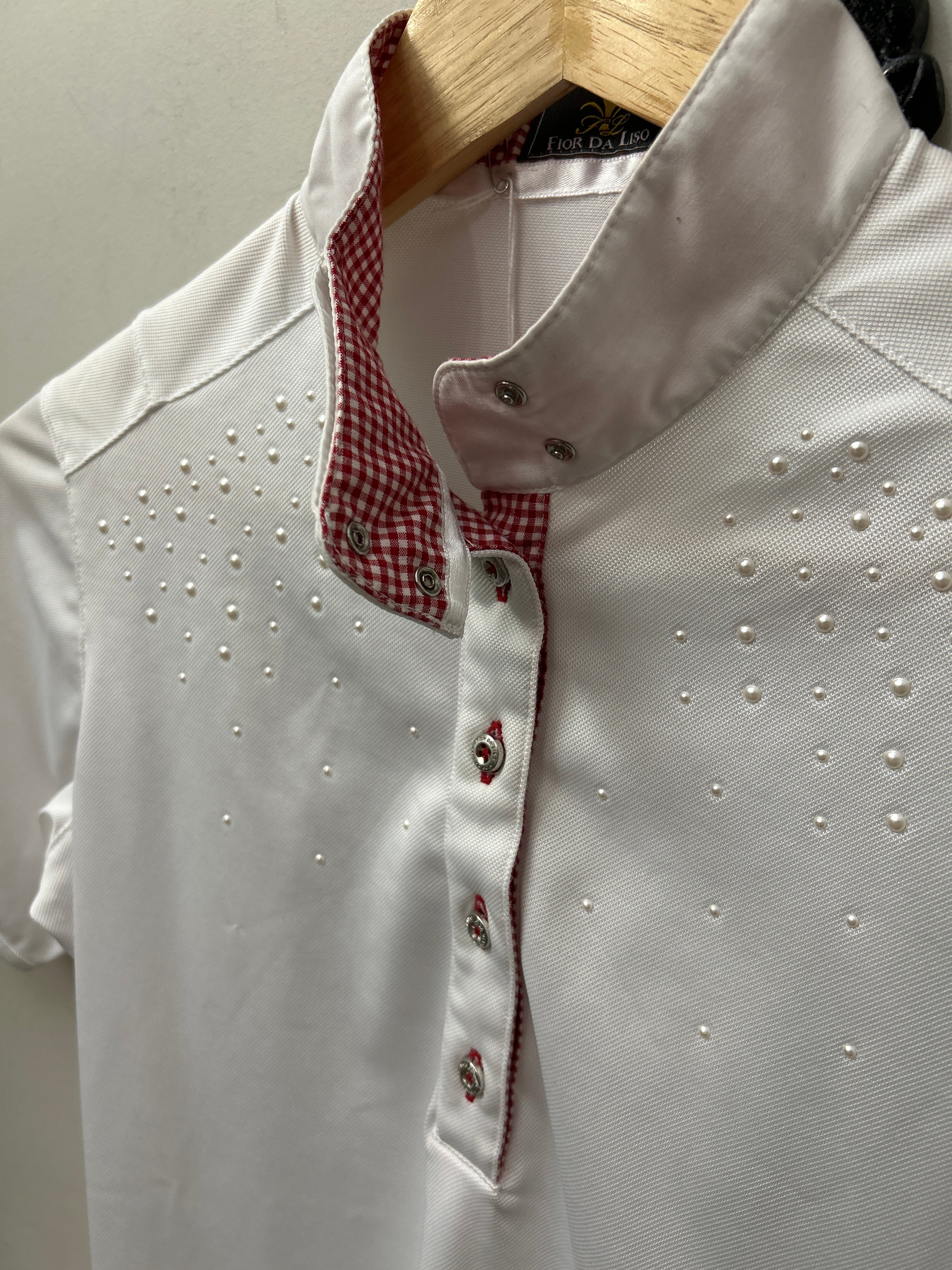 Fior Da Liso Show Shirt 4-Show Shirts-Consignment-Evolution Equestrian Co.
