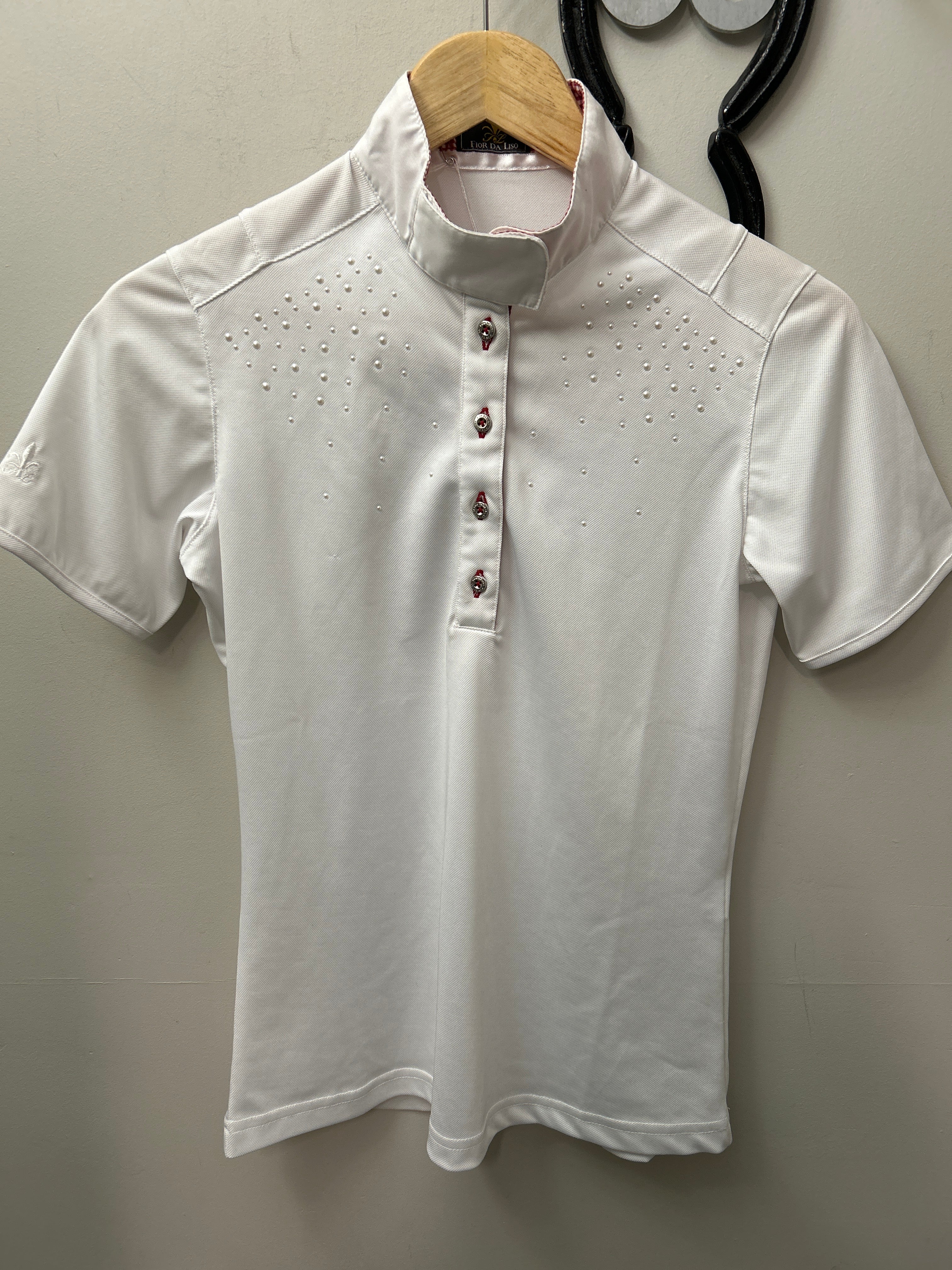 Fior Da Liso Show Shirt 4-Show Shirts-Consignment-Evolution Equestrian Co.
