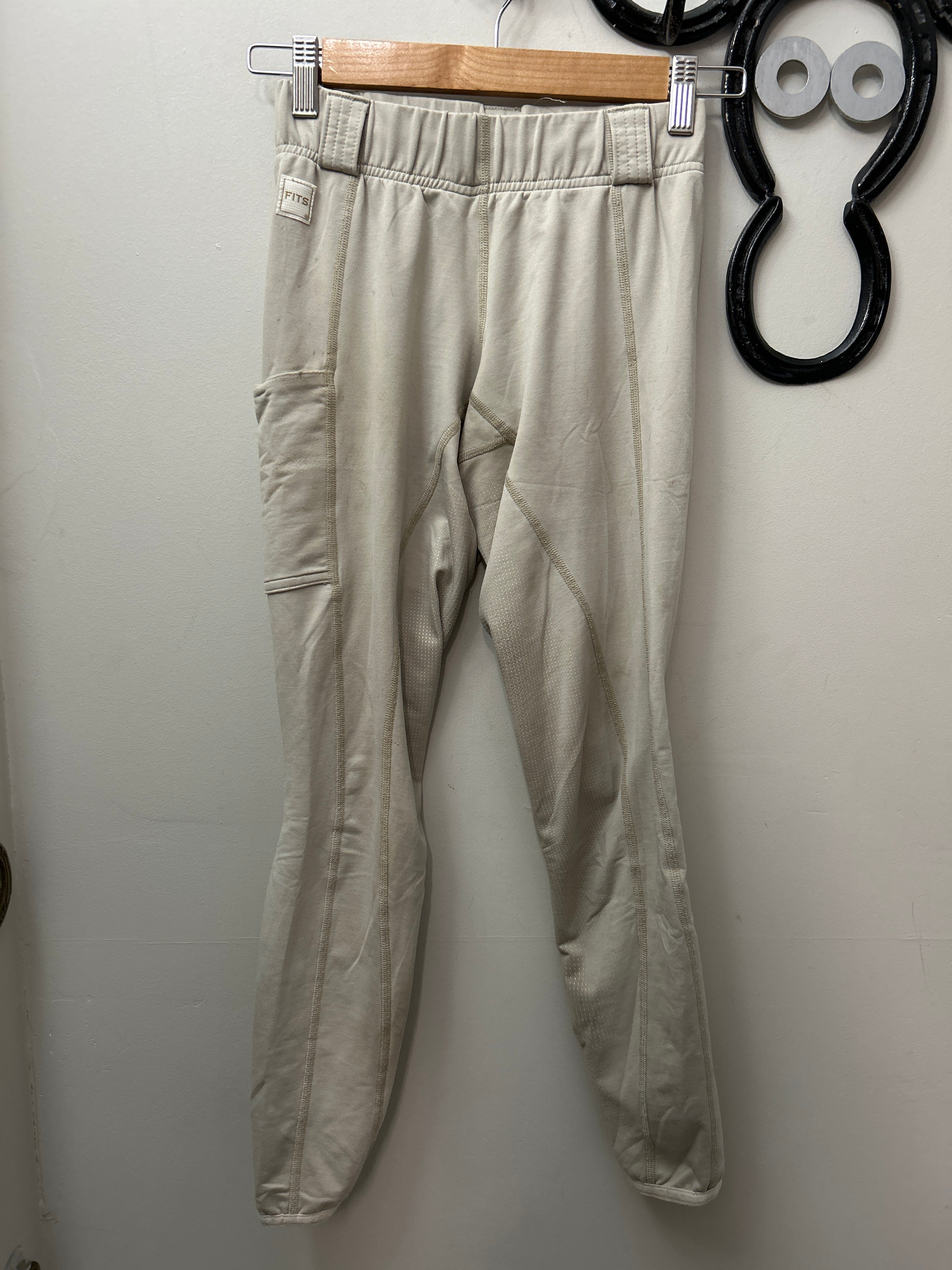 Fits Tan Riding Tights XSmall-Breeches-Consignment-Evolution Equestrian Co.