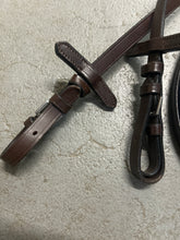 Load image into Gallery viewer, Flat Leather English Reins-English Reins-Consignment-Evolution Equestrian Co.
