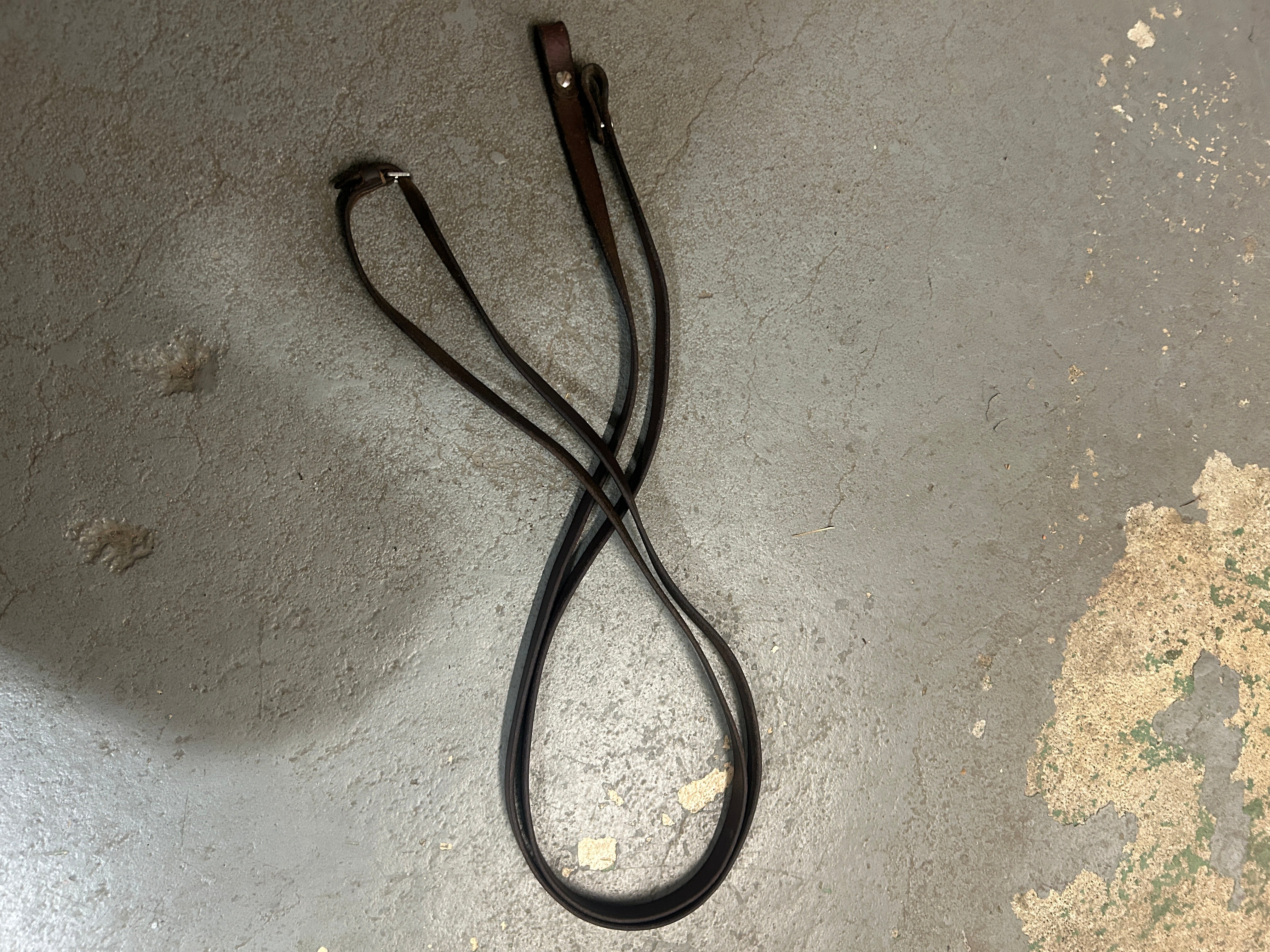 Flat Leather Reins-English Reins-Consignment-Evolution Equestrian Co.