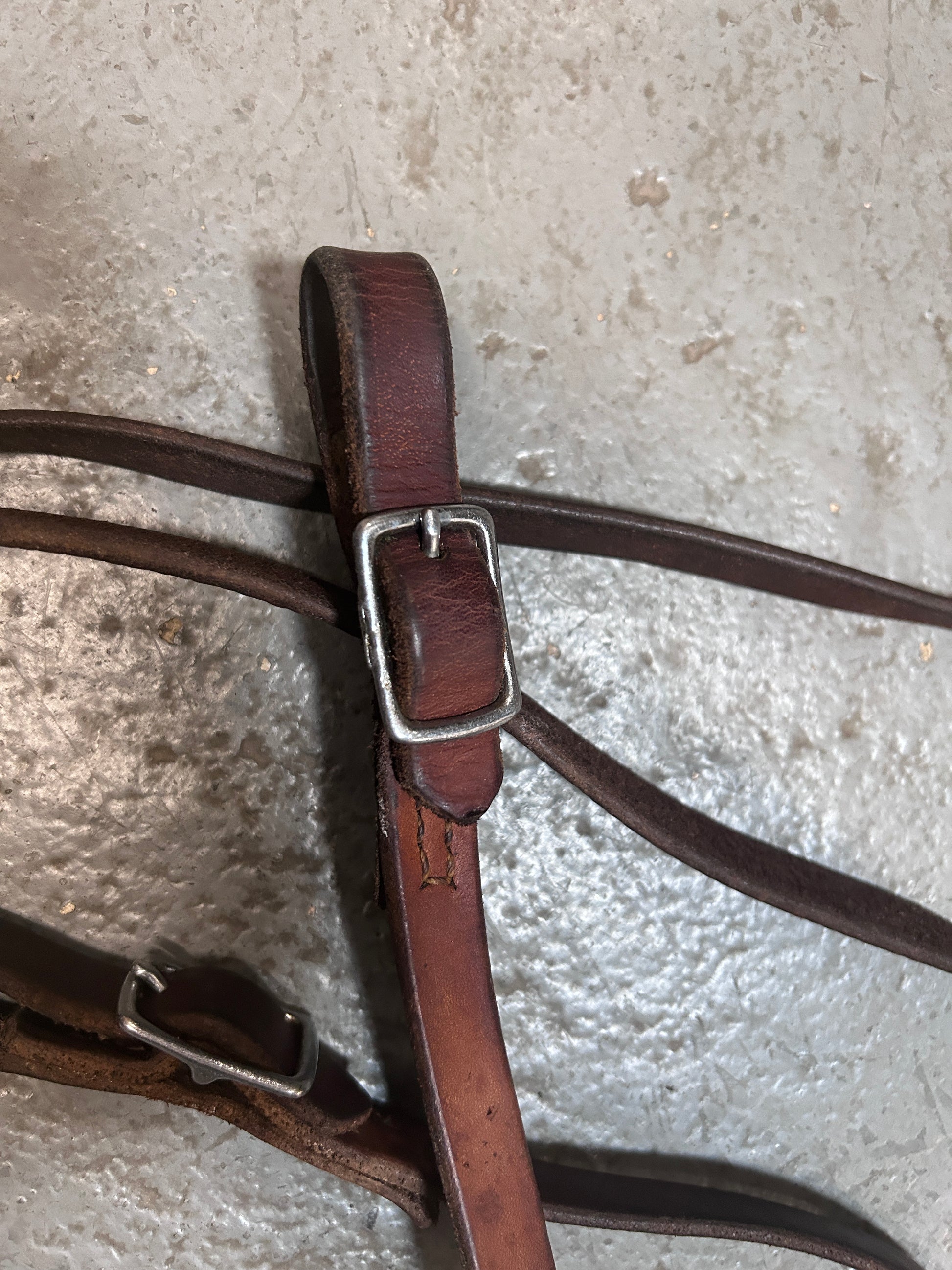 Flat Leather Reins-Western Tack-Consignment-Evolution Equestrian Co.