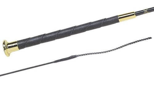 Fleck Fiberglass Lacquered Dressage Whip-Horse Training-Can Pro Equestrian Supply-Evolution Equestrian Co.