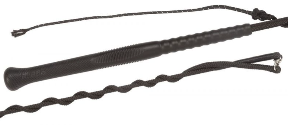 Fleck Woven Nylon Lunge Whip with Ergo Grip-Horse Training-Can Pro Equestrian Supply-Evolution Equestrian Co.