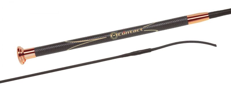 Fleck Contact Rose Gold Dressage Whip