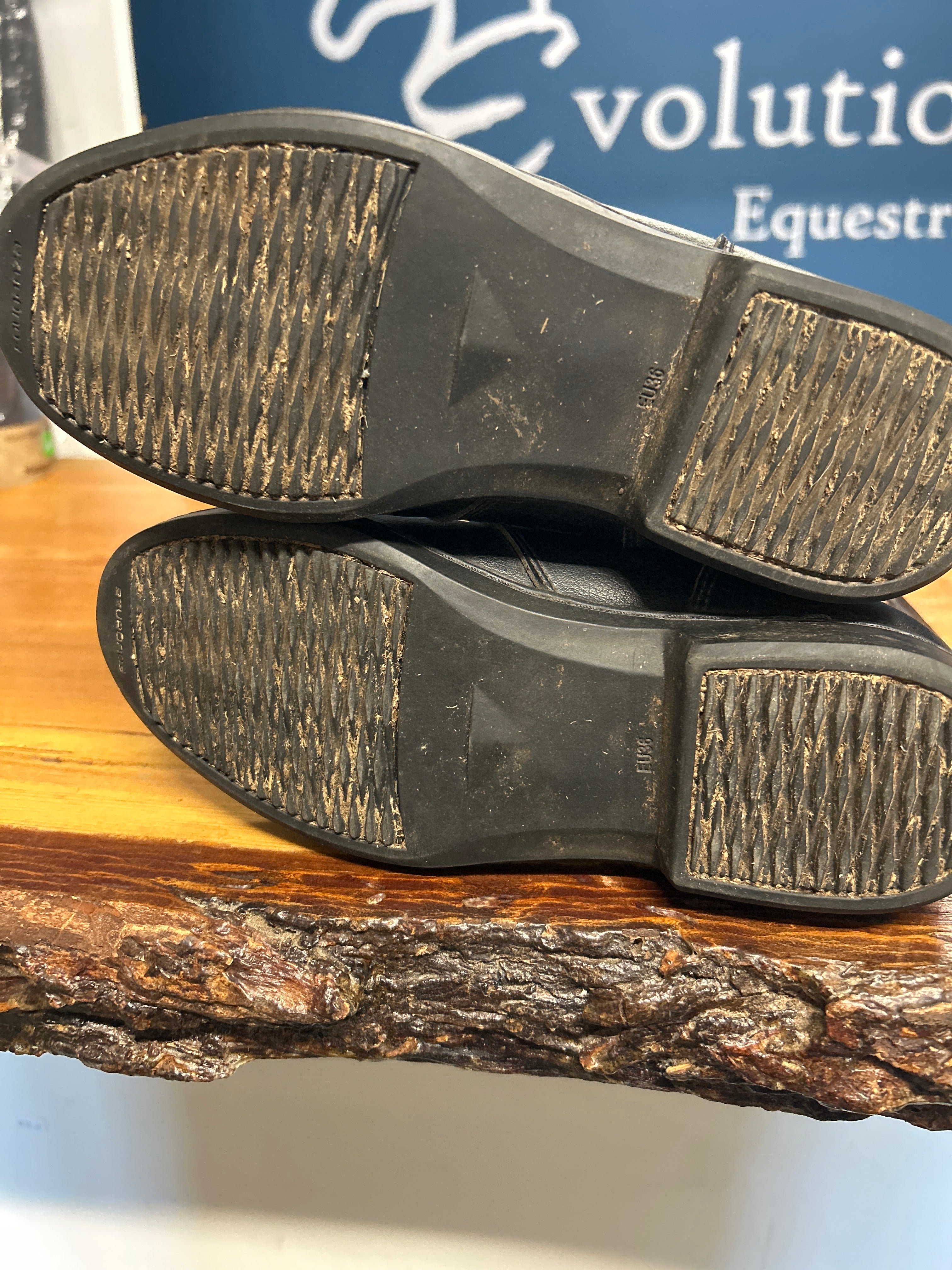 Fouganza Winter Paddock Boots 36-Paddock Boots-Consignment-Evolution Equestrian Co.