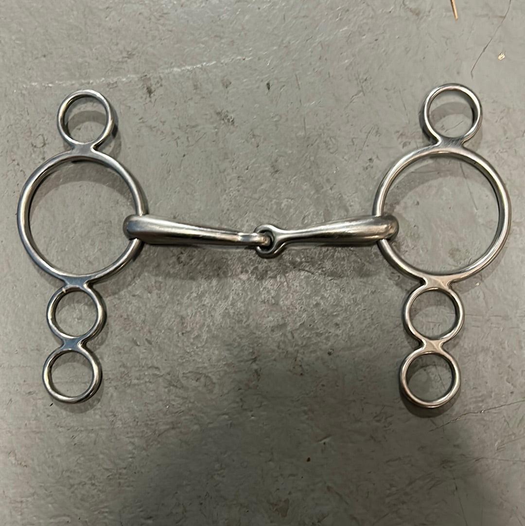 Four Ring Elevator Bit 5.5"-Horse Bits-Consignment-Evolution Equestrian Co.