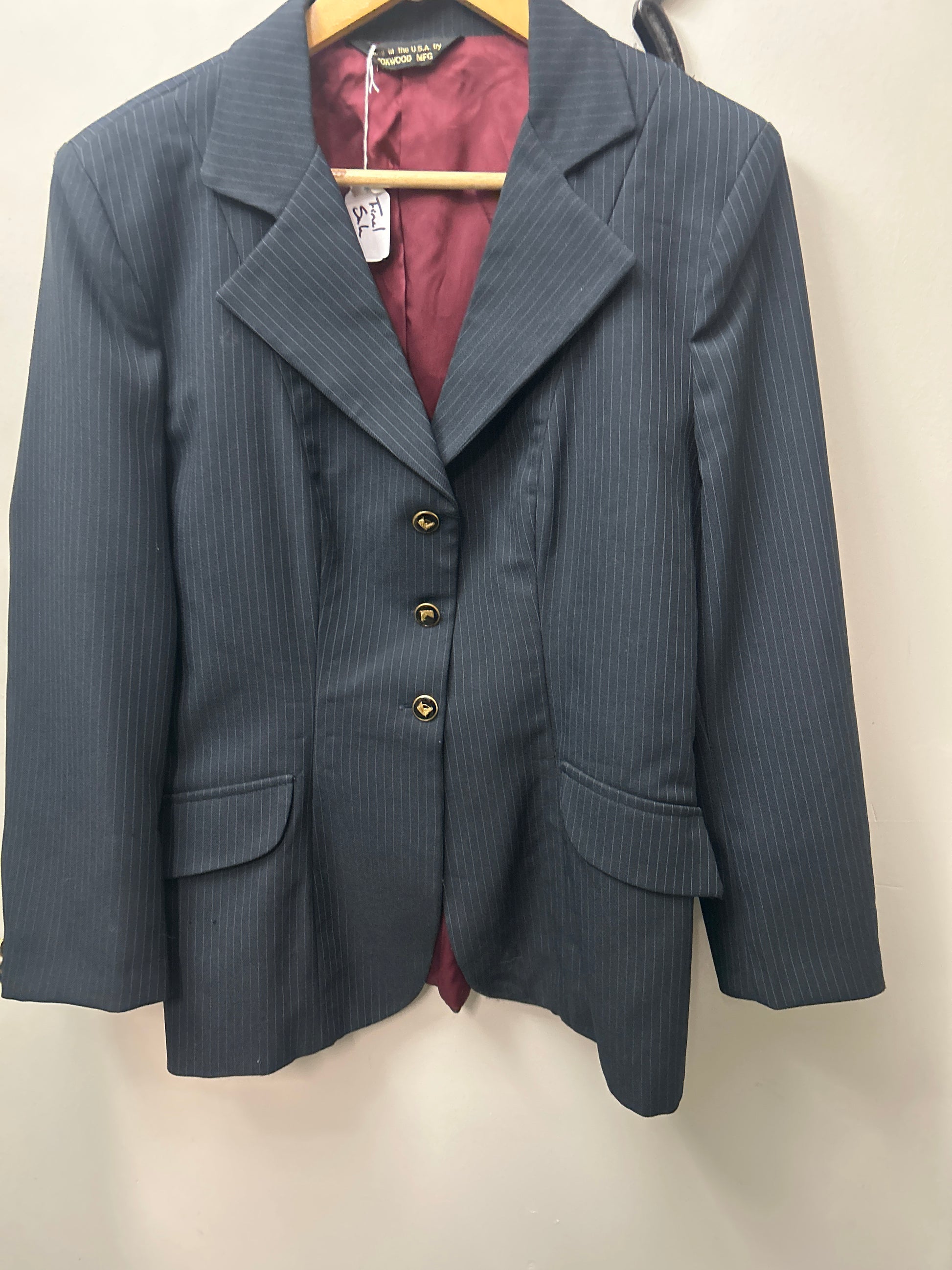 Foxwood Show Jacket 18-Show Jacket-Consignment-Evolution Equestrian Co.