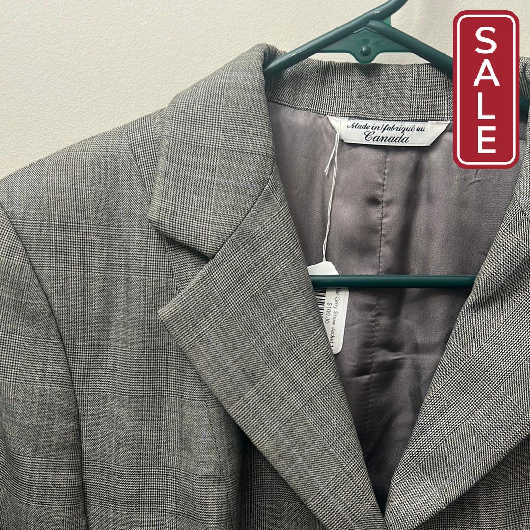 Frantisi Grey Show Jacket 14-Show Jacket-Consignment-Evolution Equestrian Co.