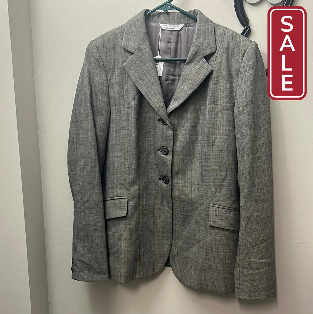 Frantisi Grey Show Jacket 14-Show Jacket-Consignment-Evolution Equestrian Co.