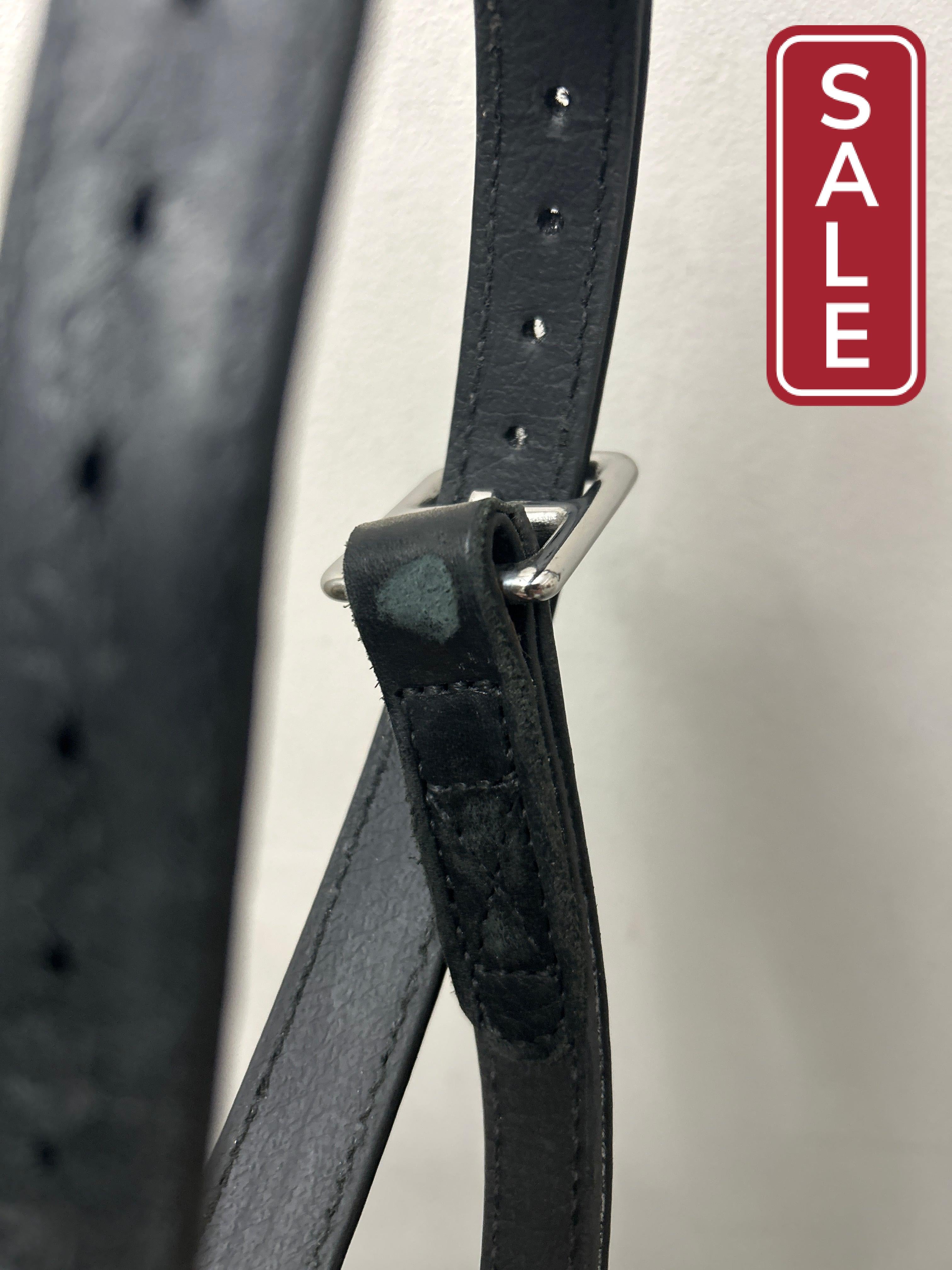 Free Jump Stirrup Leathers Black-English Accessories-Consignment-Evolution Equestrian Co.