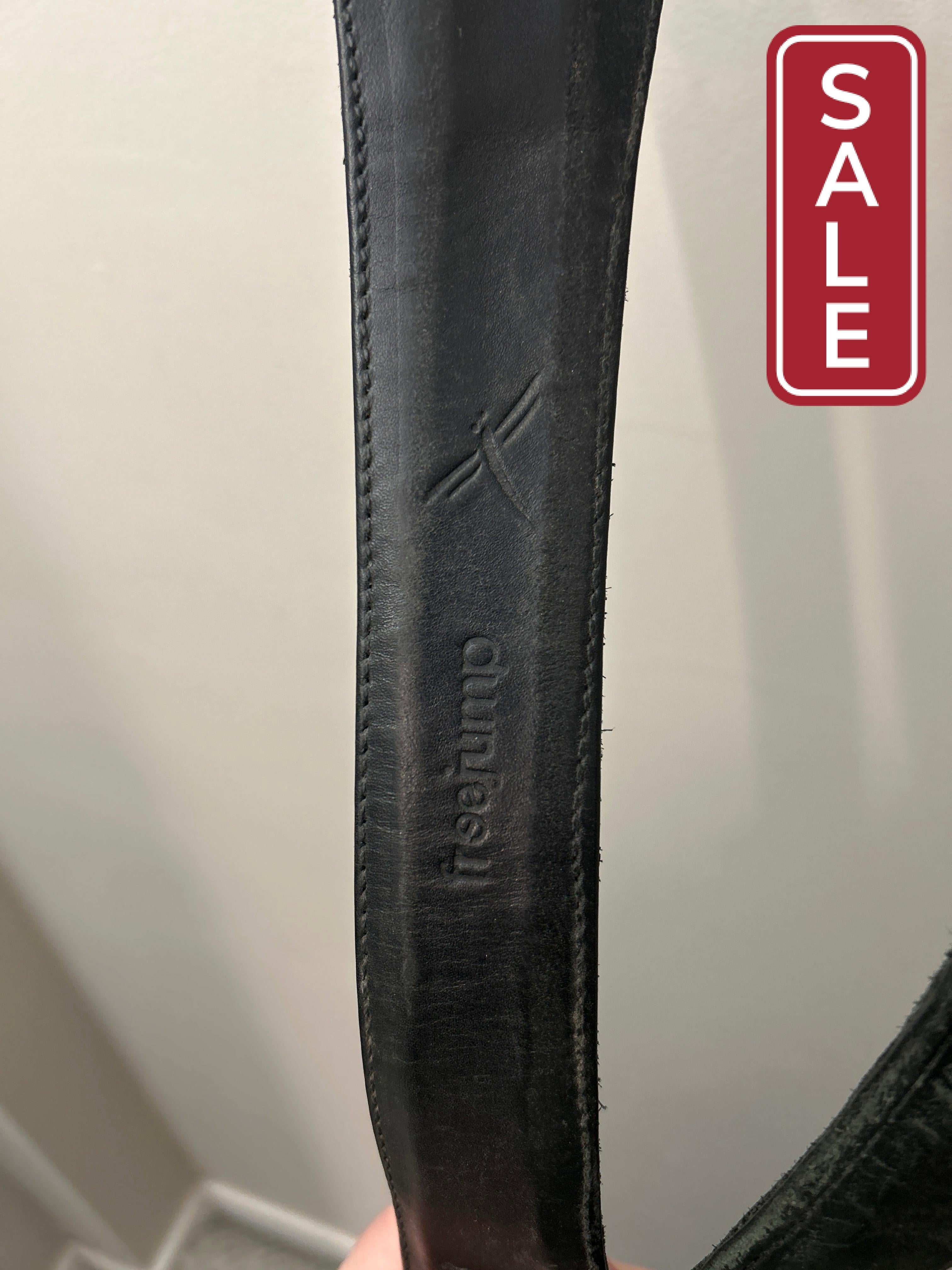 Free Jump Stirrup Leathers Black-English Accessories-Consignment-Evolution Equestrian Co.