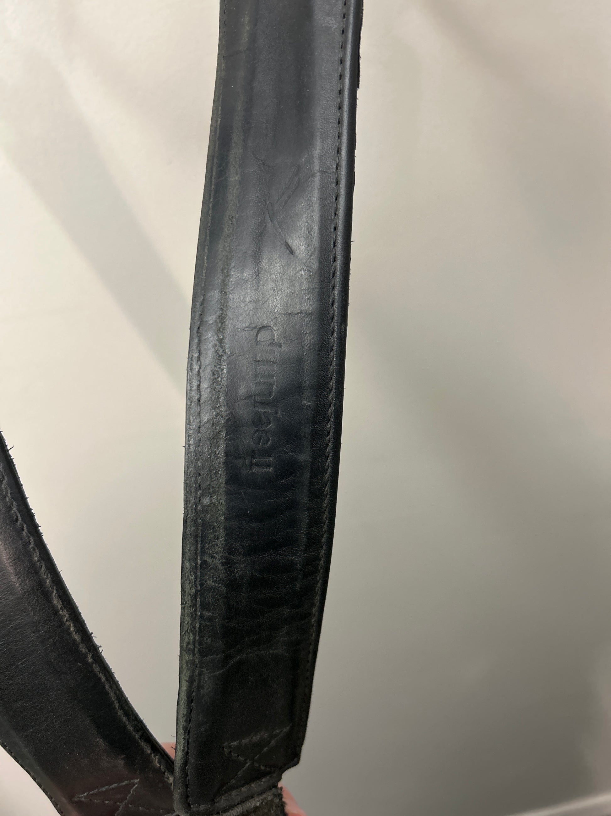 Free Jump Stirrup Leathers Black-English Accessories-Consignment-Evolution Equestrian Co.