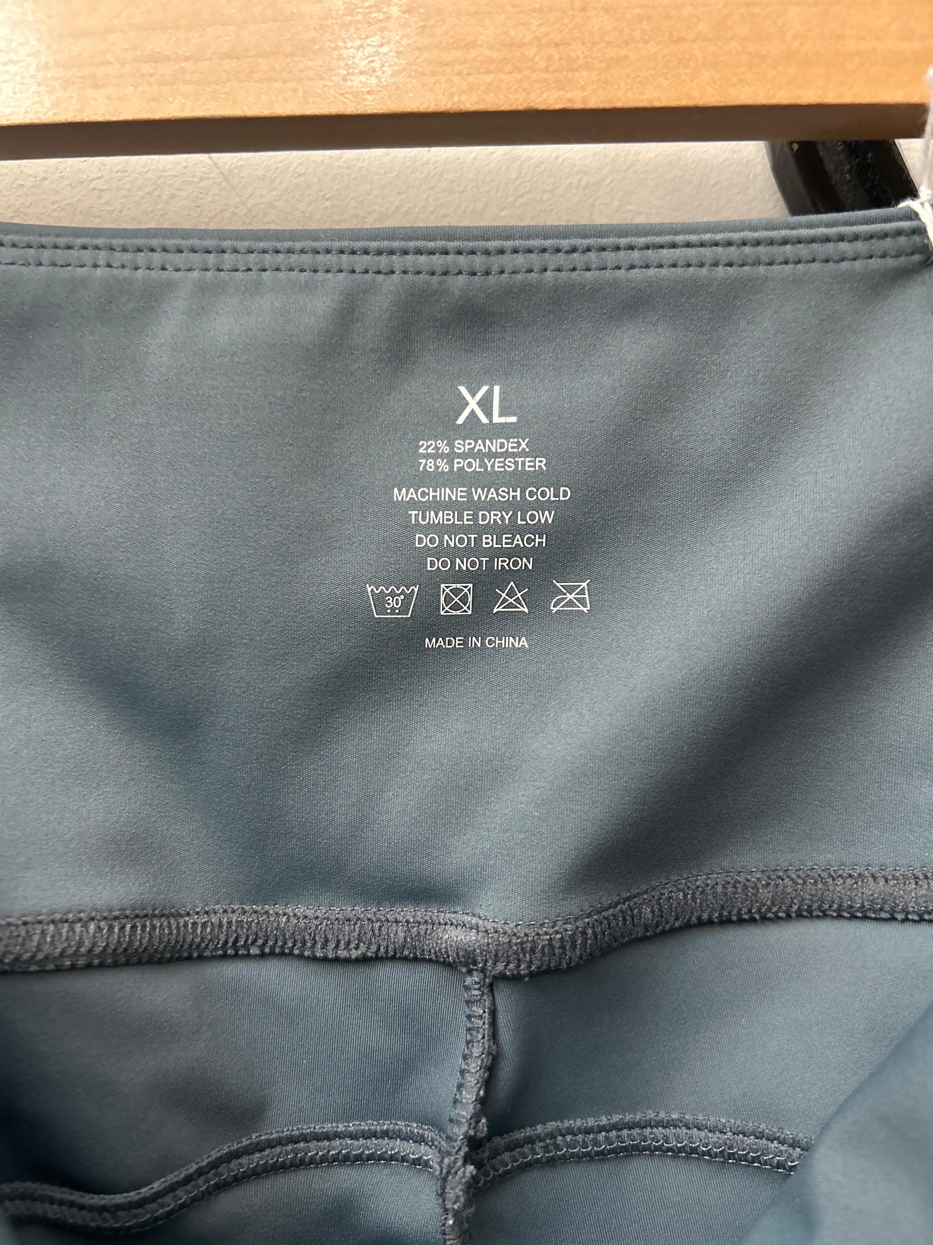 Free Ride Riding Tights Grey XL-Breeches-Consignment-Evolution Equestrian Co.