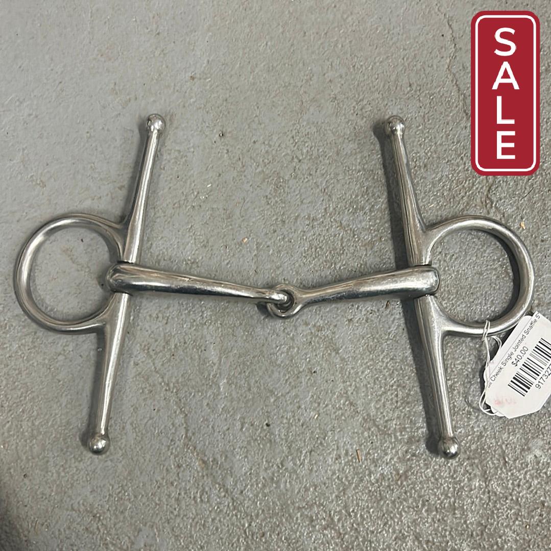 Full Cheek Single Jointed Snaffle 5"-Bits-Consignment-Evolution Equestrian Co.