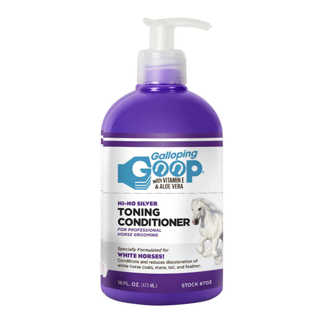 Galloping Goop Hi Ho Silver Whitening Conditioner-Horse Grooming-Canadian Centurion Supply-Evolution Equestrian Co.