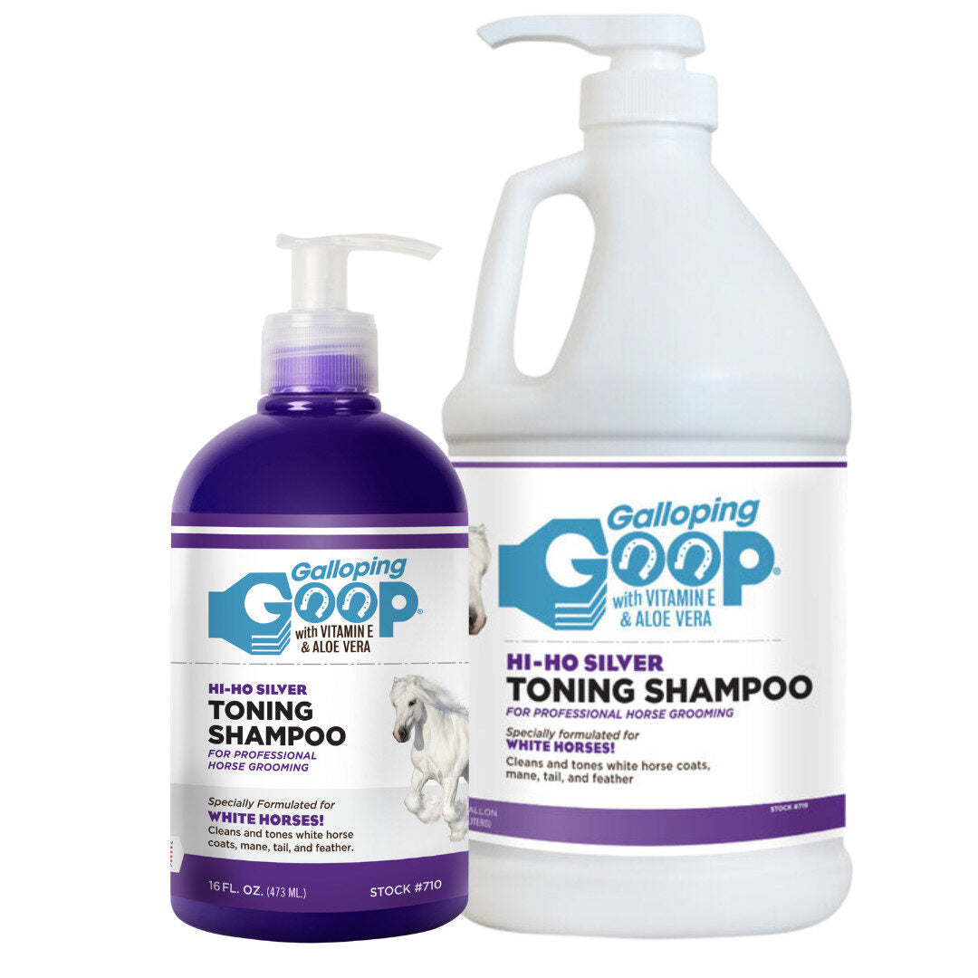 Galloping Goop Hi Ho Silver Whitening Shampoo-Pet Shampoo & Conditioner-Canadian Centurion Supply-Evolution Equestrian Co.