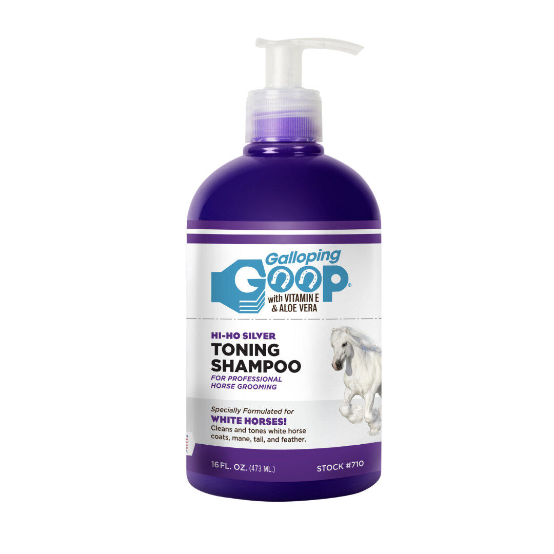 Galloping Goop Hi Ho Silver Whitening Shampoo-Pet Shampoo & Conditioner-Canadian Centurion Supply-Evolution Equestrian Co.