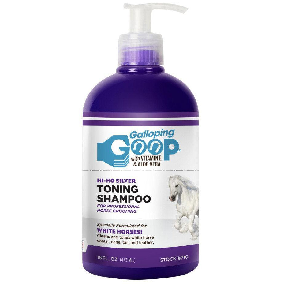 Galloping Goop Hi Ho Silver Whitening Shampoo-Pet Shampoo & Conditioner-Canadian Centurion Supply-Evolution Equestrian Co.