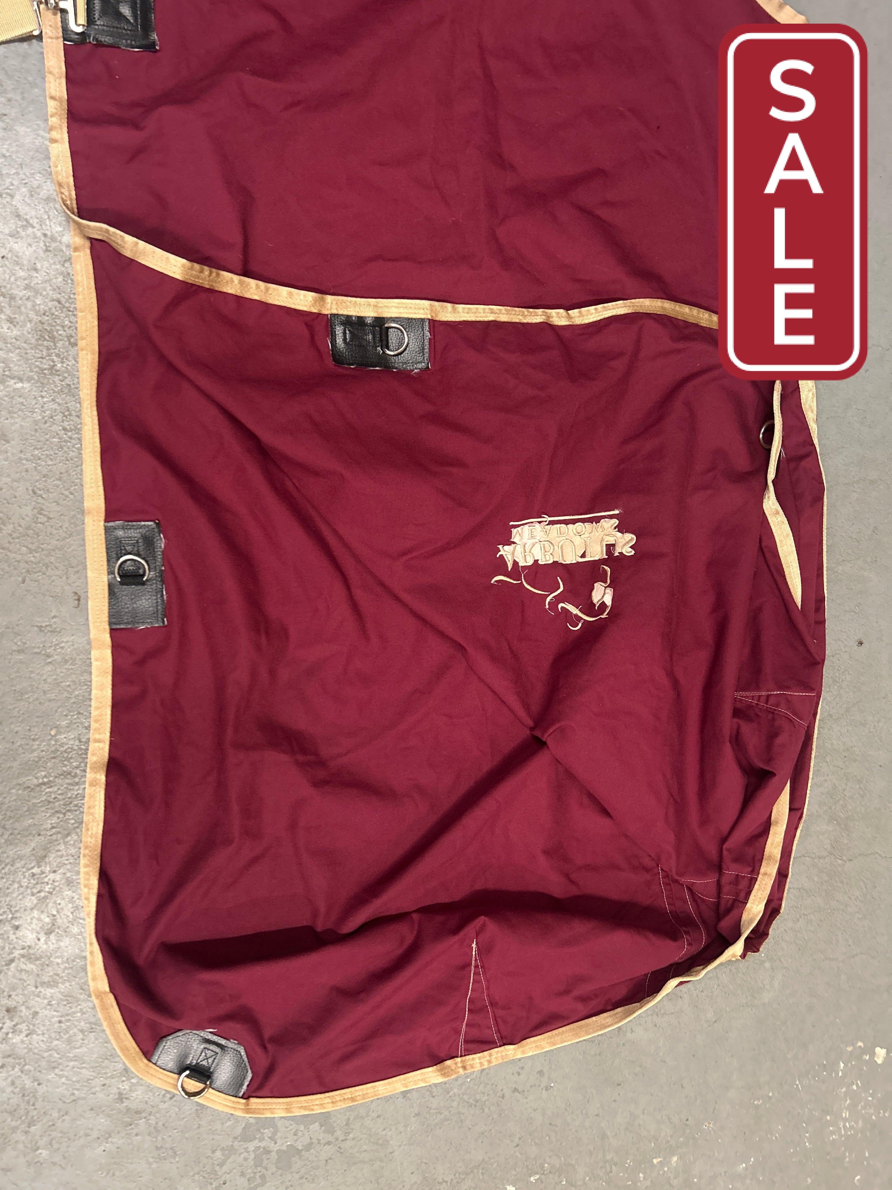 Glover Equine Burgundy Sheet 80-82"-Horse Blanket-Consignment-Evolution Equestrian Co.
