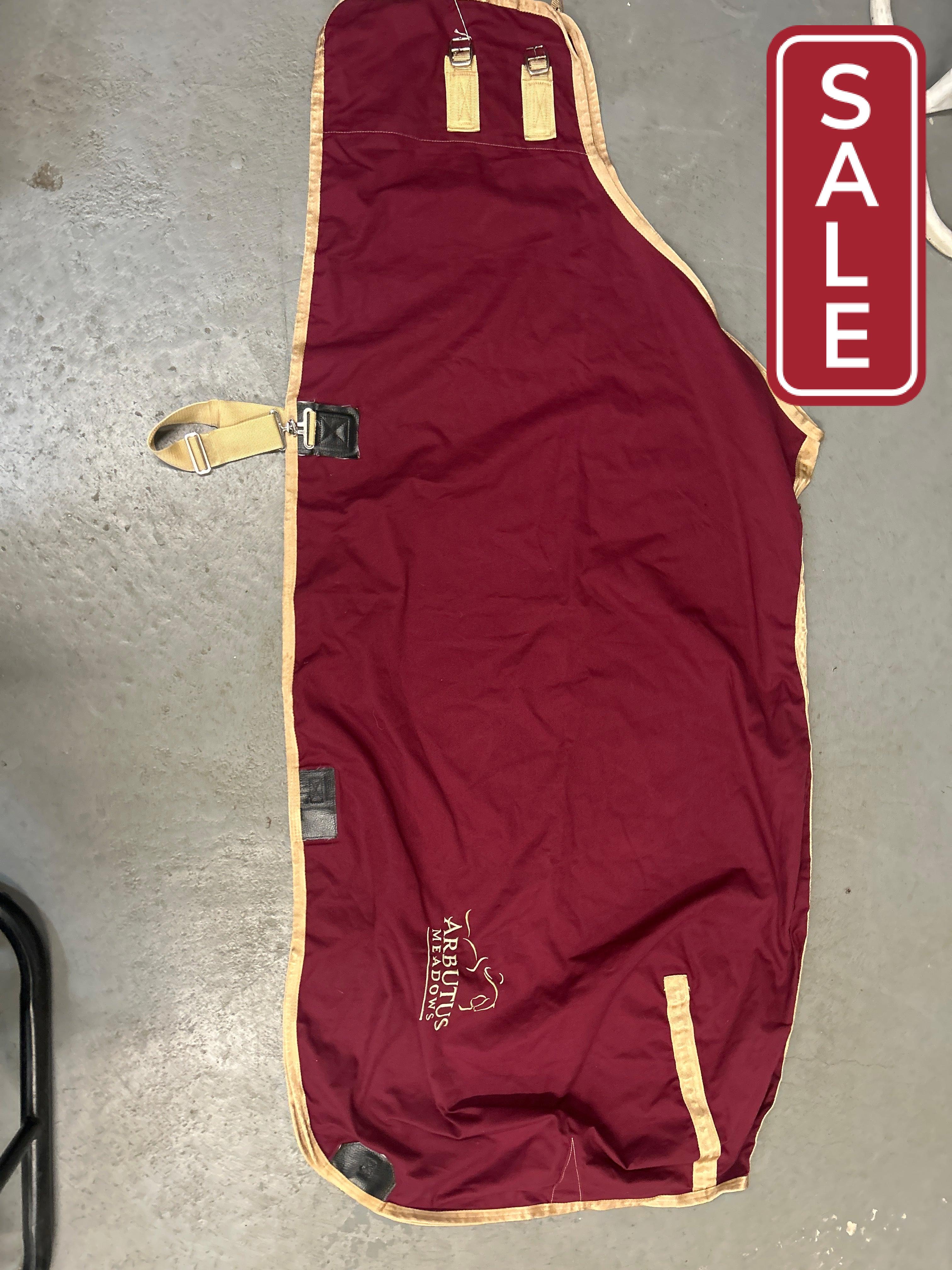 Glover Equine Burgundy Sheet 80-82"-Horse Blanket-Consignment-Evolution Equestrian Co.