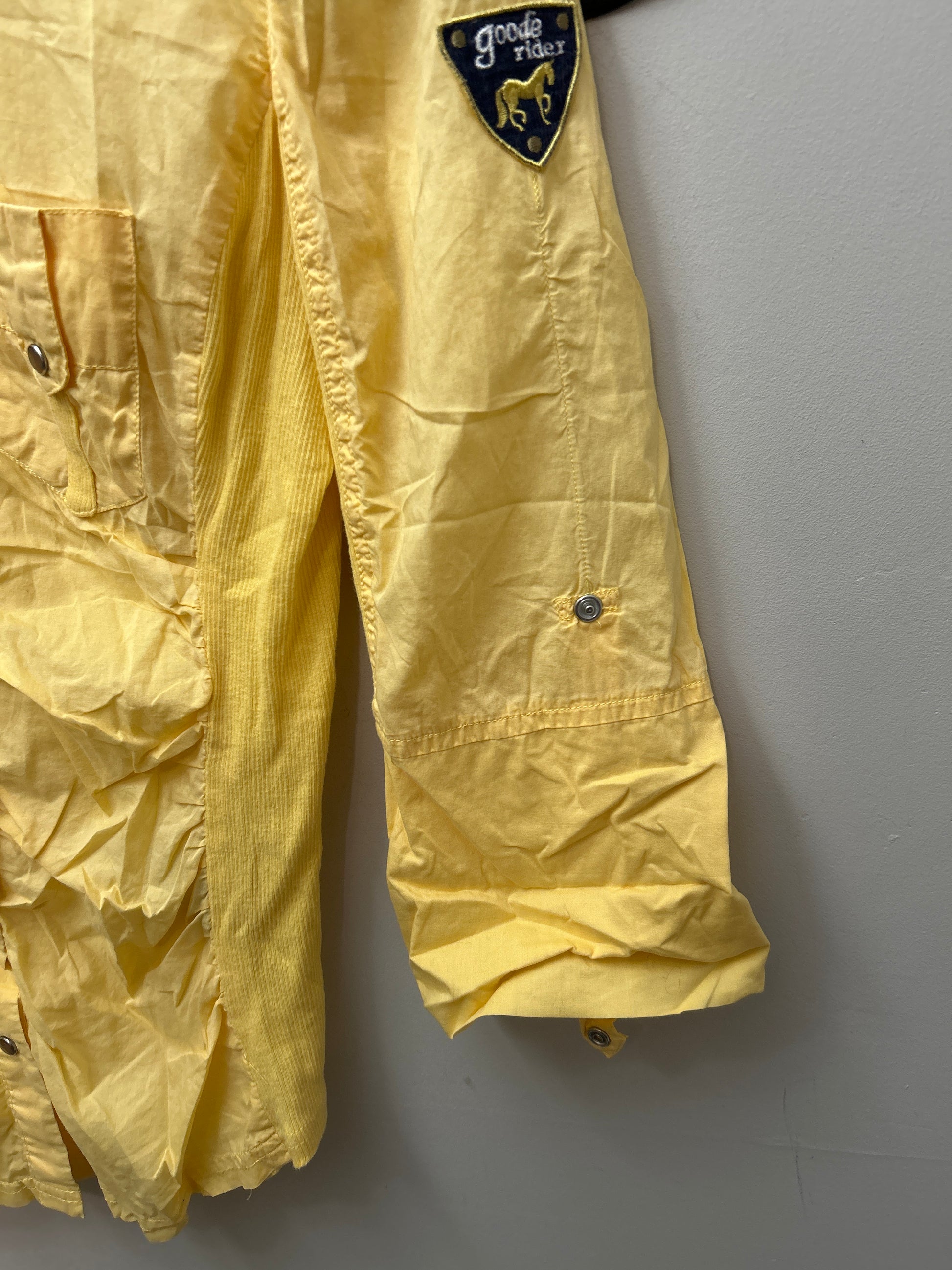 Goode Rider Yellow Shirt XSmall-Apparel-Consignment-Evolution Equestrian Co.