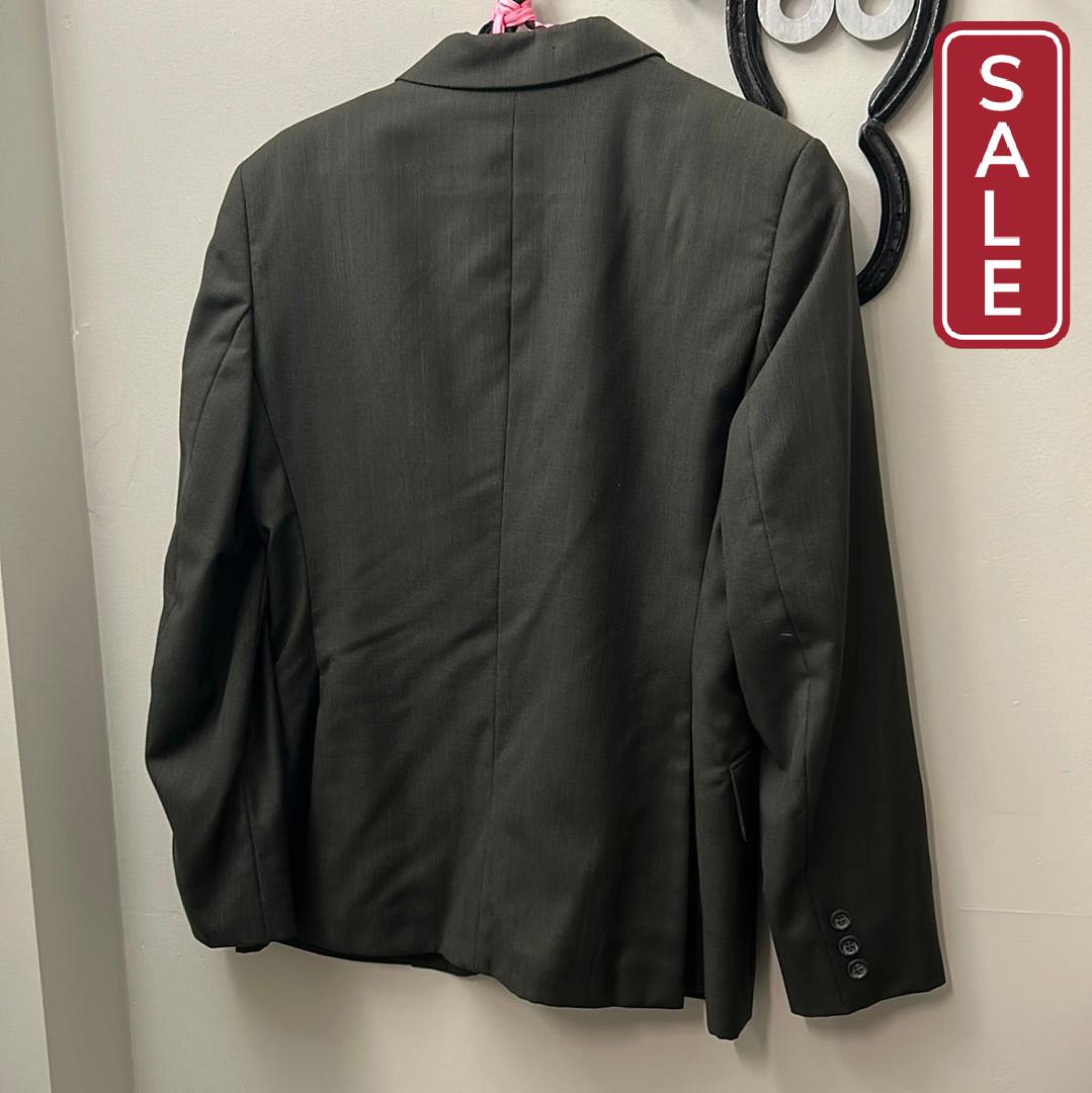 Grand Prix Dark Grey Show Jacket-Riding Clothes-Consignment-Evolution Equestrian Co.