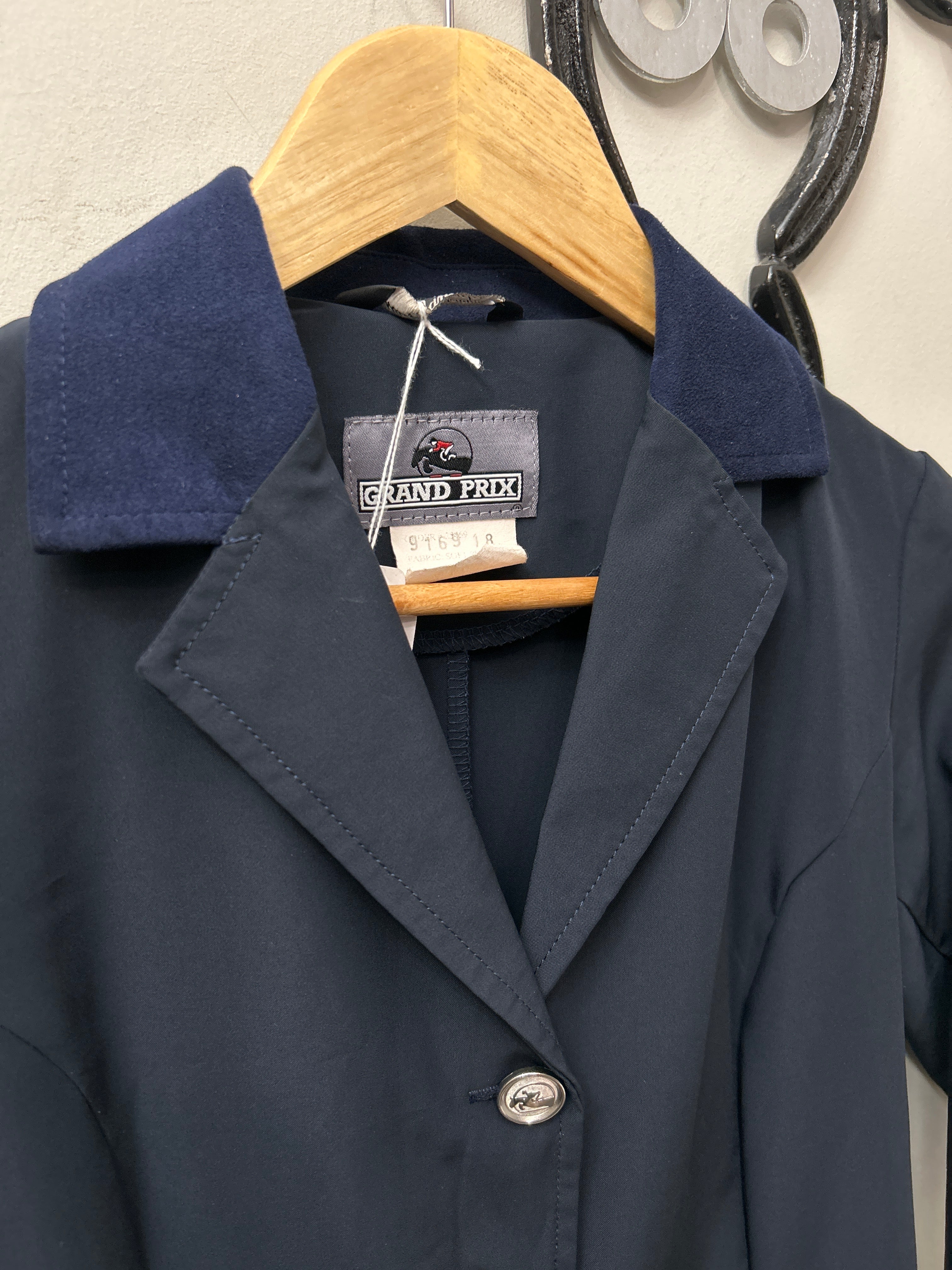 Grand Prix Navy Show Jacket 10-Show Jacket-Consignment-Evolution Equestrian Co.