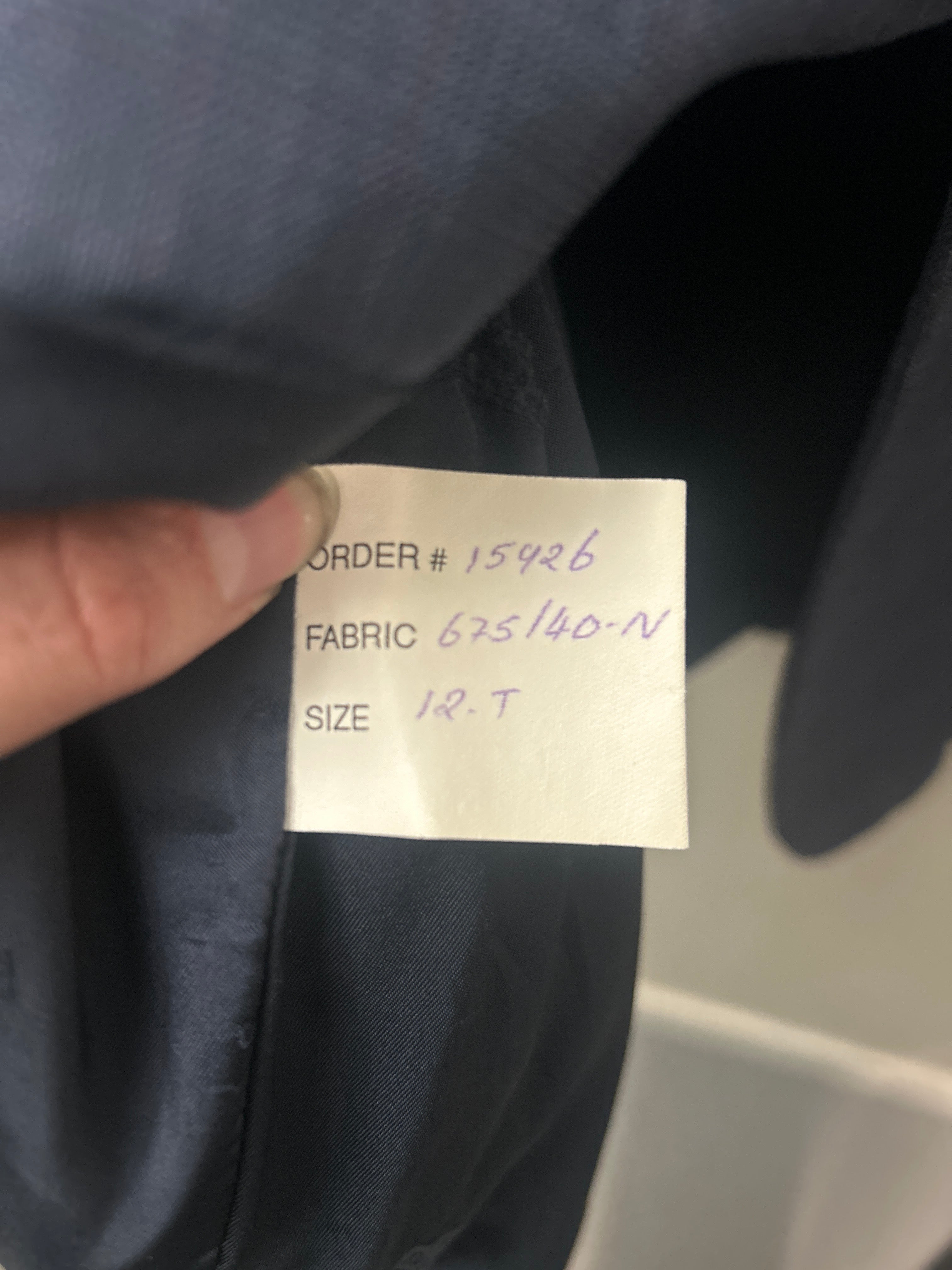 Grand Prix Show Jacket Navy 12T-Show Jacket-Consignment-Evolution Equestrian Co.