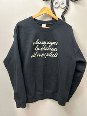 Gray & Bay Horse Co Sweatshirt Large-Sweatershirt-Consignment-Evolution Equestrian Co.