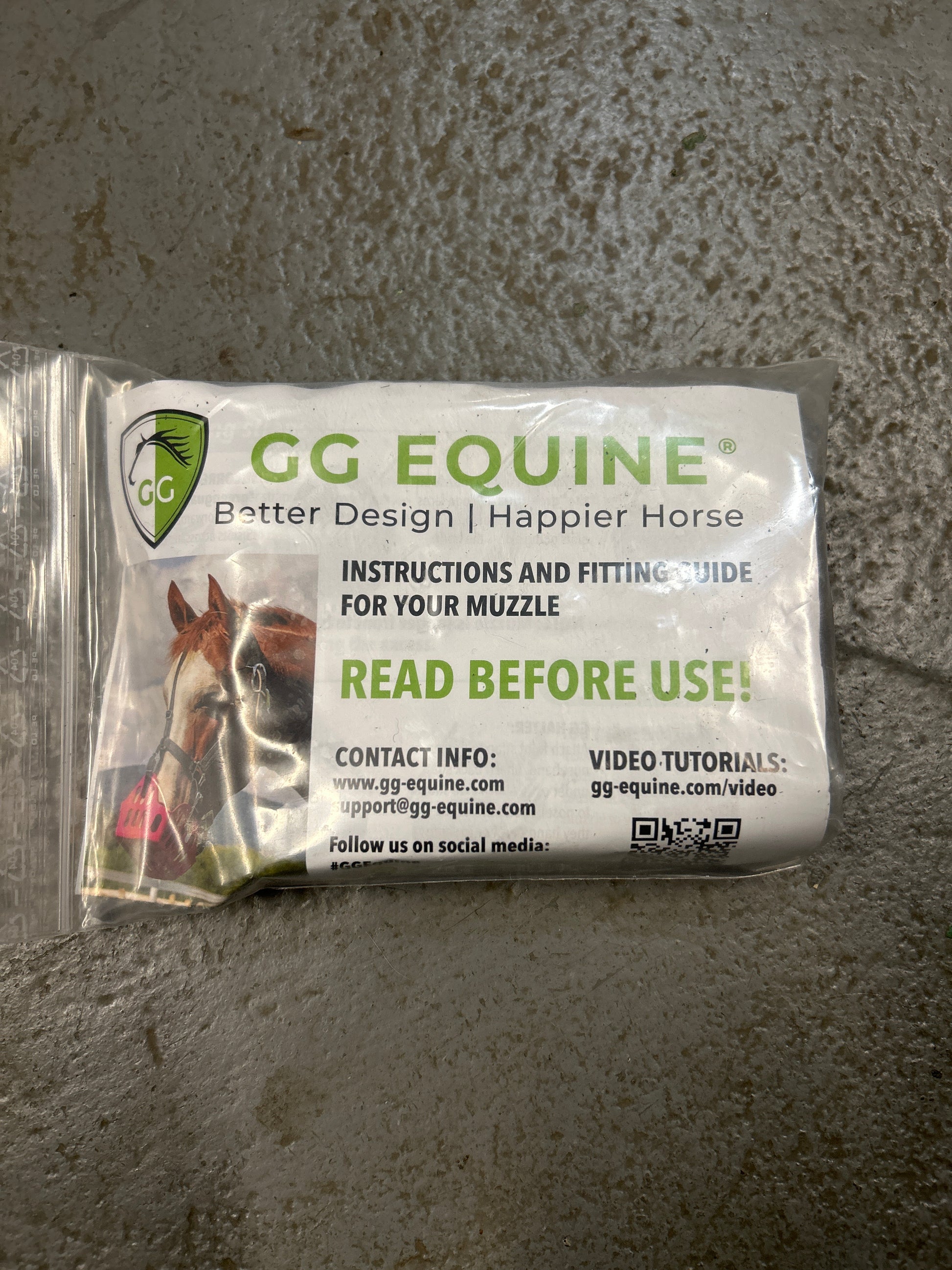 Green Guard Mini Muzzle-Horse Care-Consignment-Evolution Equestrian Co.