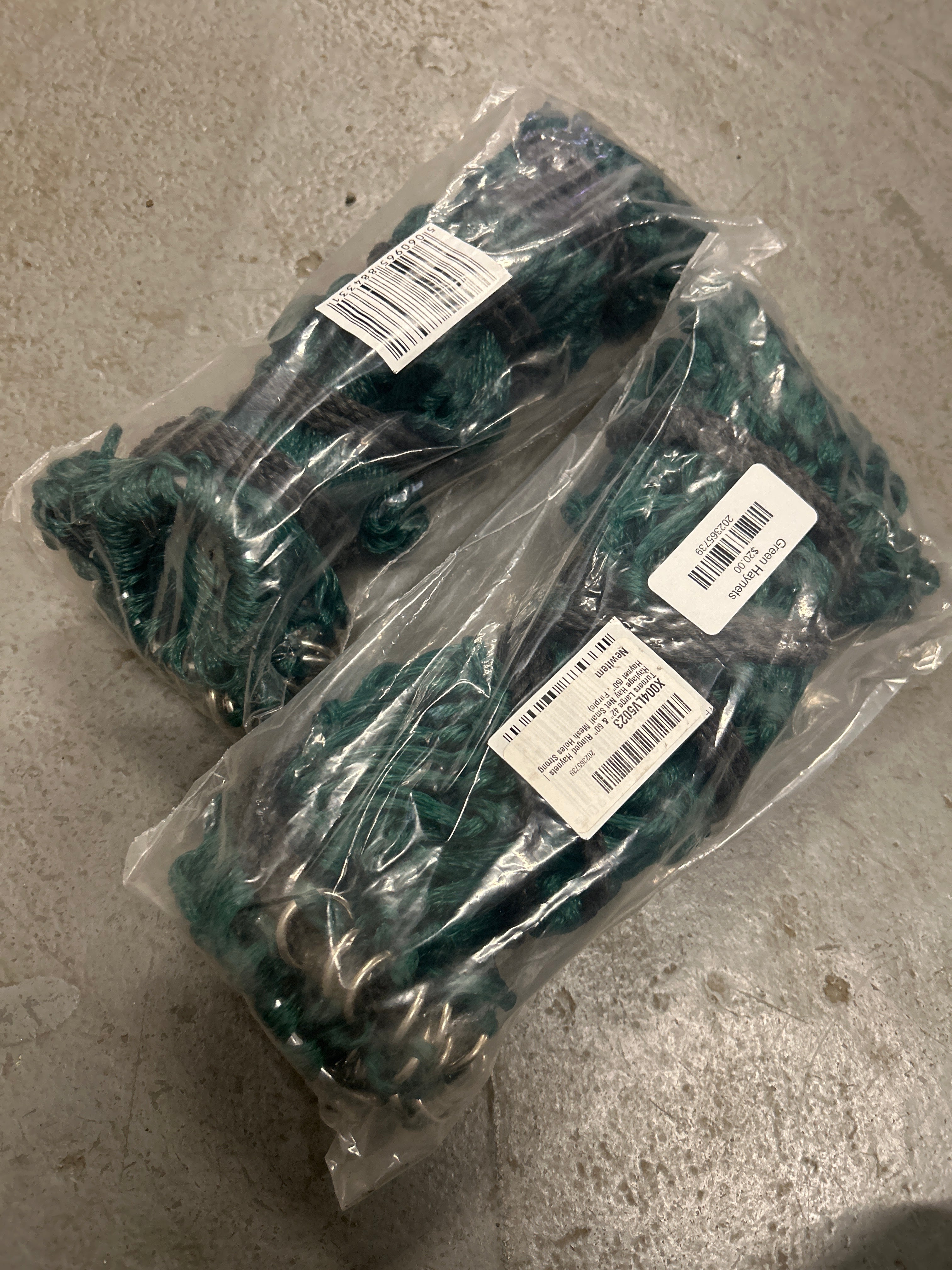 Green Haynets-Hay Net-Consignment-Evolution Equestrian Co.