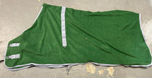 Load image into Gallery viewer, Green and Grey Fleece Cooler 70&quot;-Horse Blanket-Consignment-Evolution Equestrian Co.
