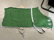 Green and Grey Fleece Cooler 70"-Horse Blanket-Consignment-Evolution Equestrian Co.