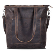 Greenwood Leather - Classic Leather Tote Bag Bunbury - GW2025: Brown-Greenwood Leather-Evolution Equestrian Co.