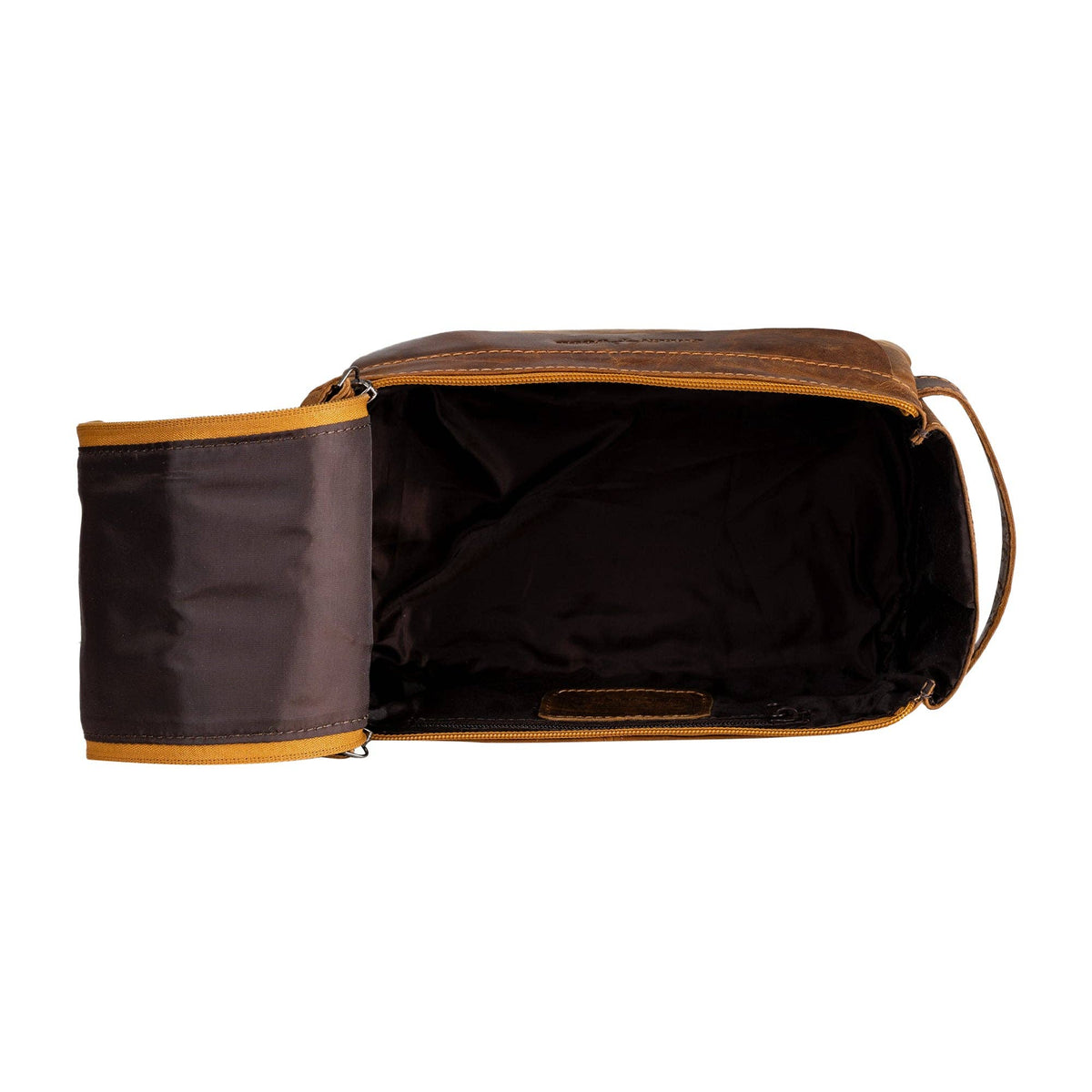 Greenwood Leather - Leather Travel Wash Bag Darwin TB797: Sandal-Greenwood Leather-Evolution Equestrian Co.