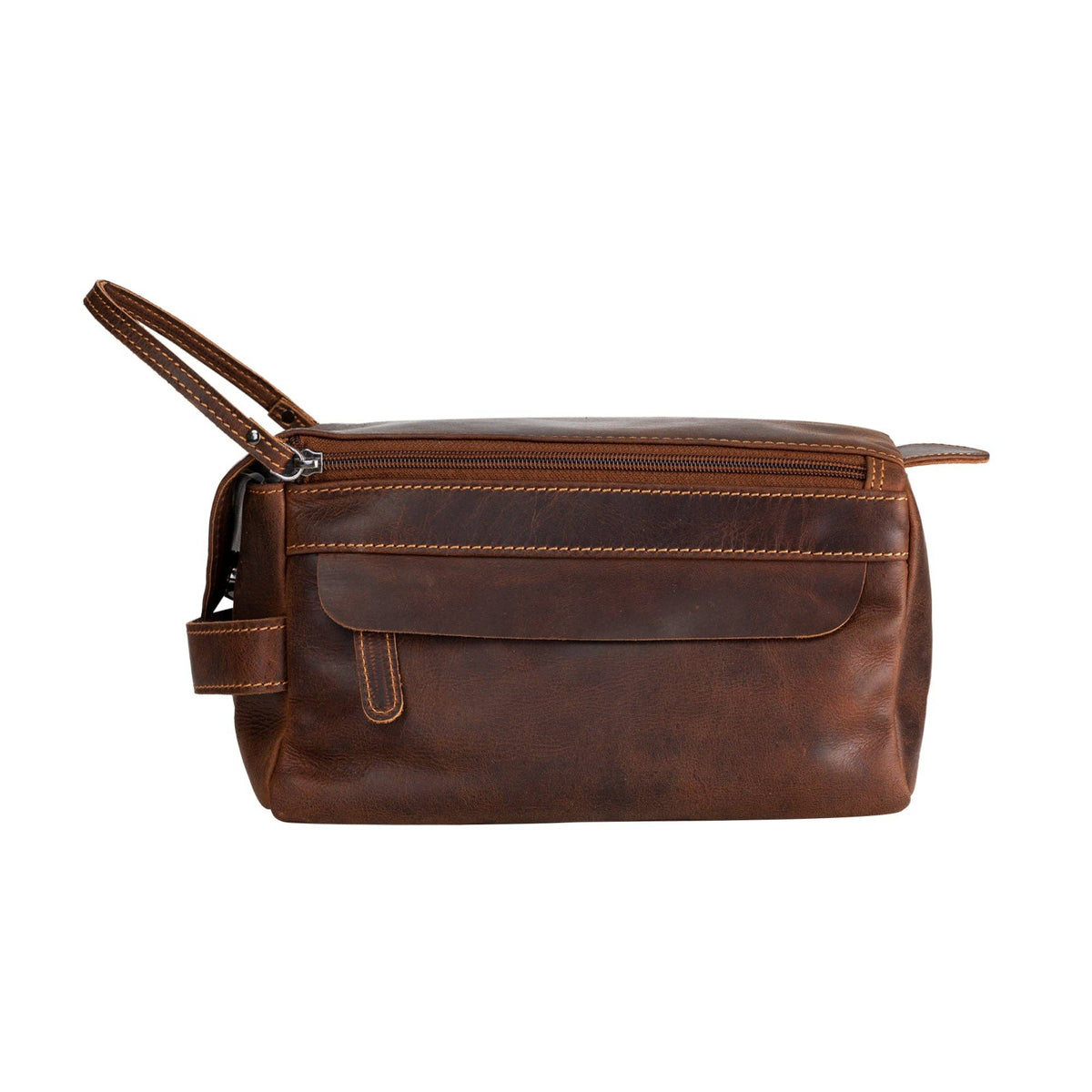 Greenwood Leather - Leather Travel Wash Bag Darwin TB797: Sandal-Greenwood Leather-Evolution Equestrian Co.