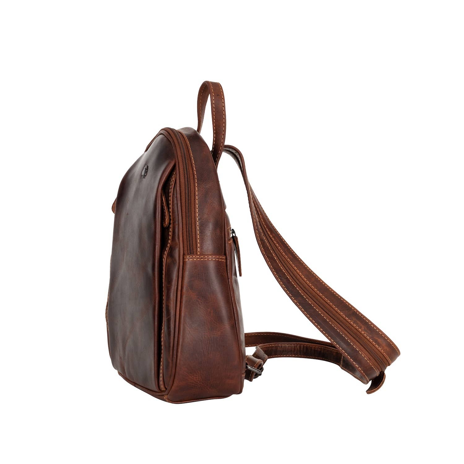 Greenwood Leather - Leather Women Backpack Little Emma - Sandal-Greenwood Leather-Evolution Equestrian Co.