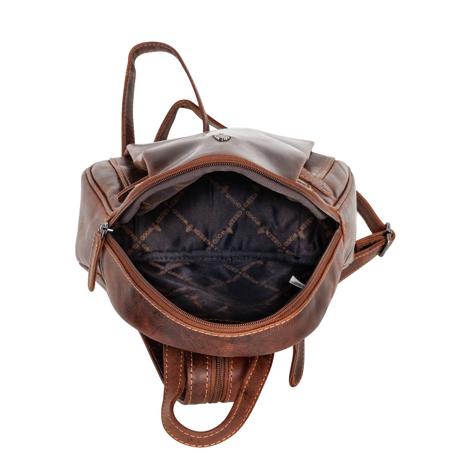 Greenwood Leather - Leather Women Backpack Little Emma - Sandal-Greenwood Leather-Evolution Equestrian Co.
